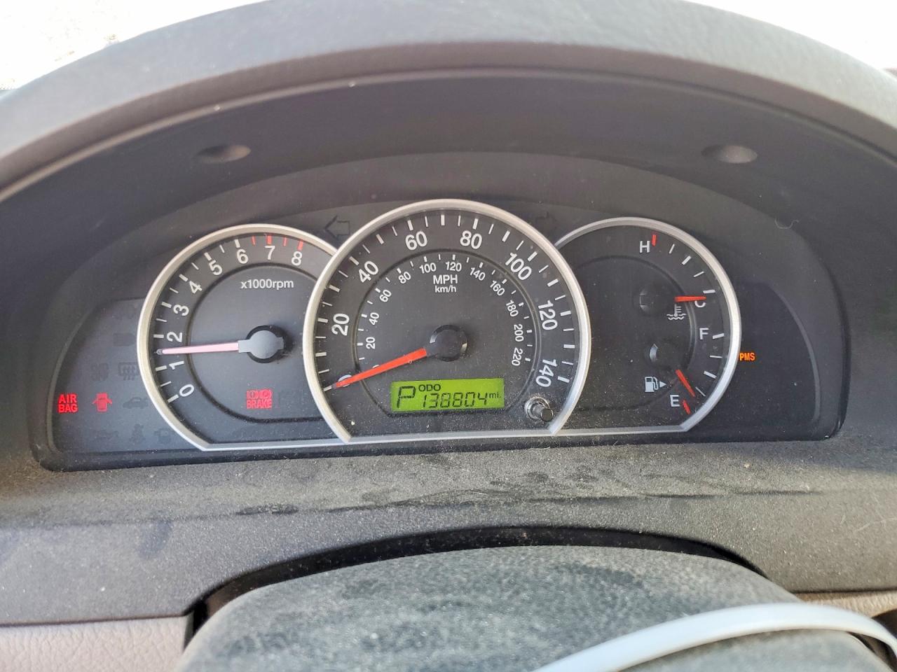 2009 Kia Sorento Lx Maroon vin: KNDJC735195869640