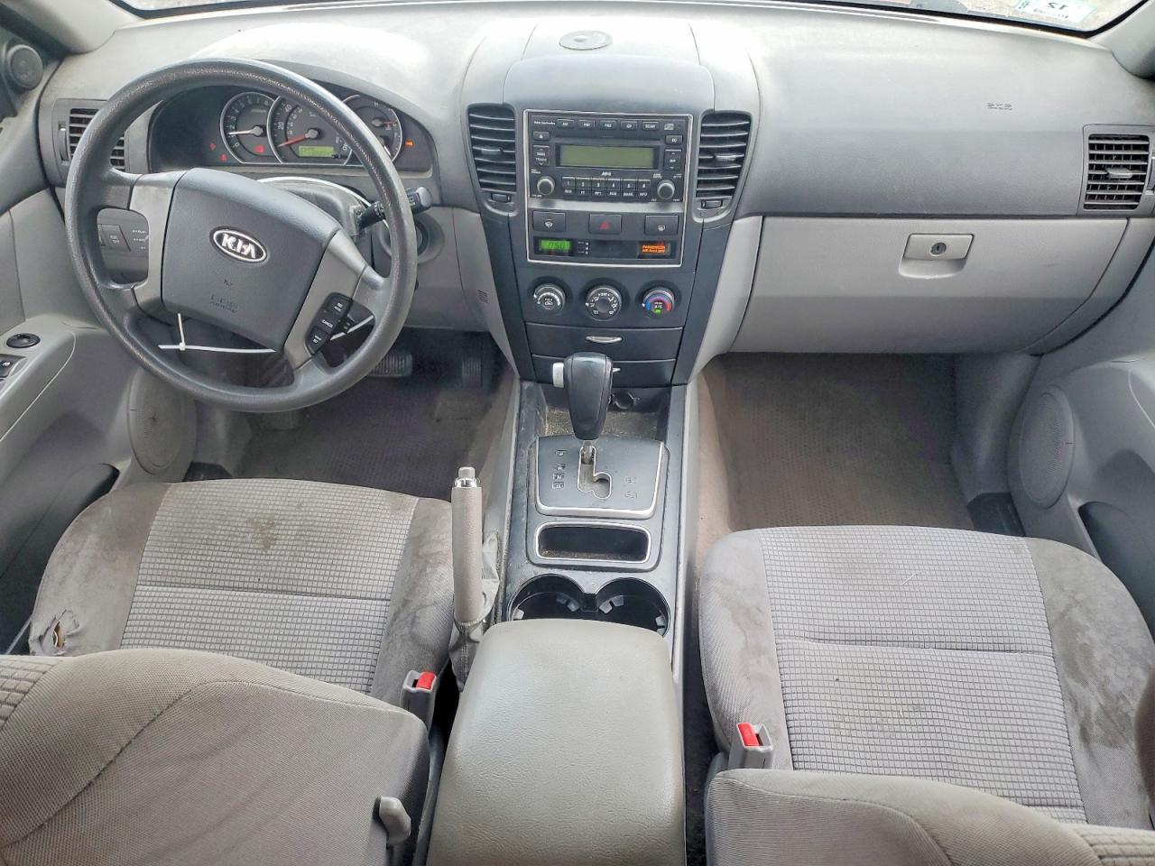 2009 Kia Sorento Lx Maroon vin: KNDJC735195869640