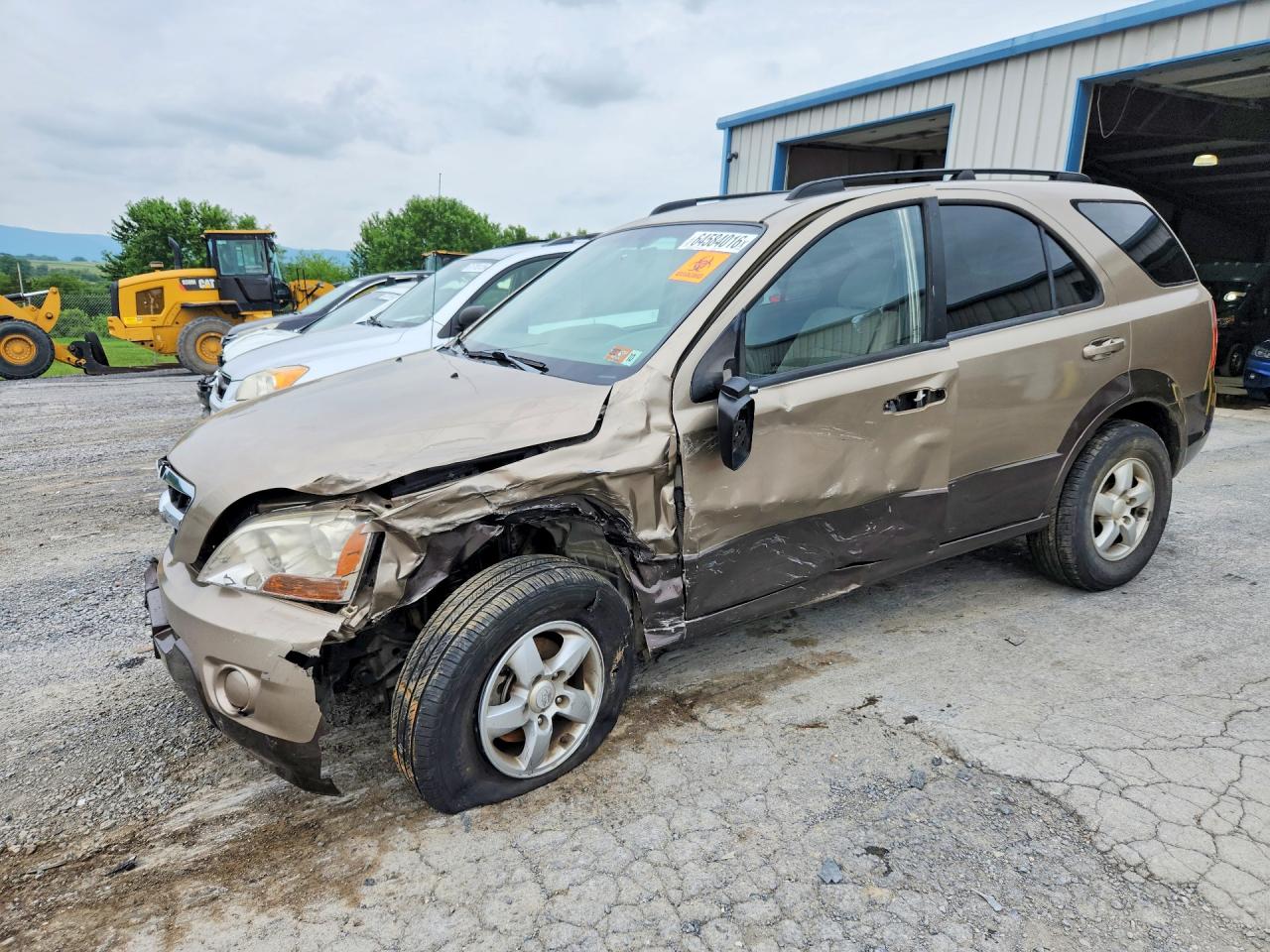 2009 Kia Sorento Lx Коричневый vin: KNDJC735195874188