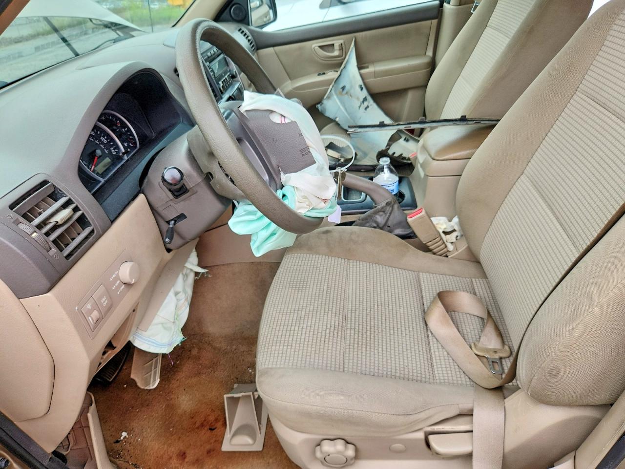 2009 Kia Sorento Lx Коричневый vin: KNDJC735195874188