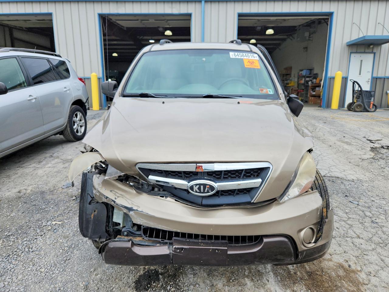 2009 Kia Sorento Lx Коричневый vin: KNDJC735195874188