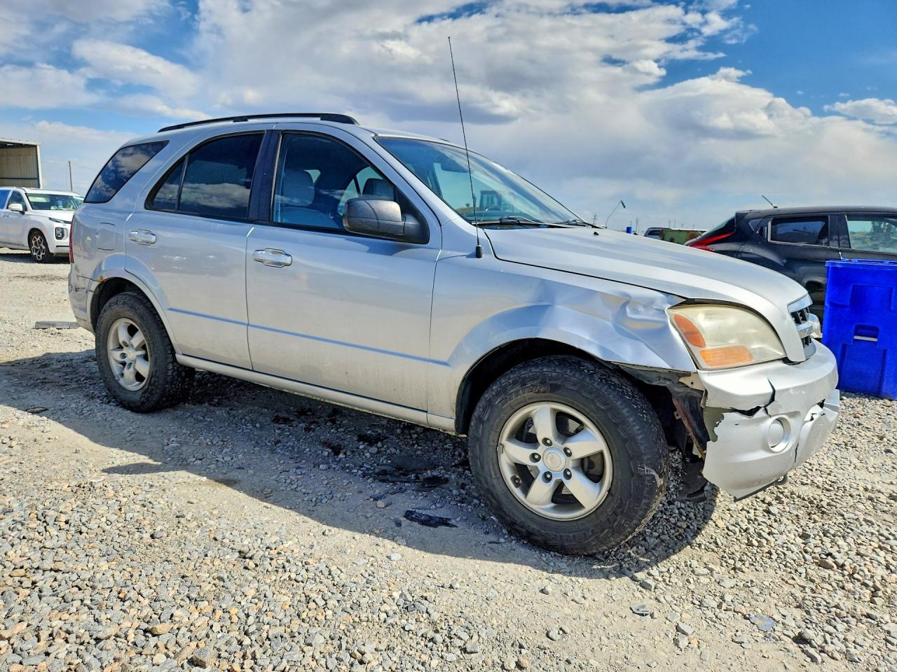 2009 Kia Sorento Lx Silver vin: KNDJC735395870952