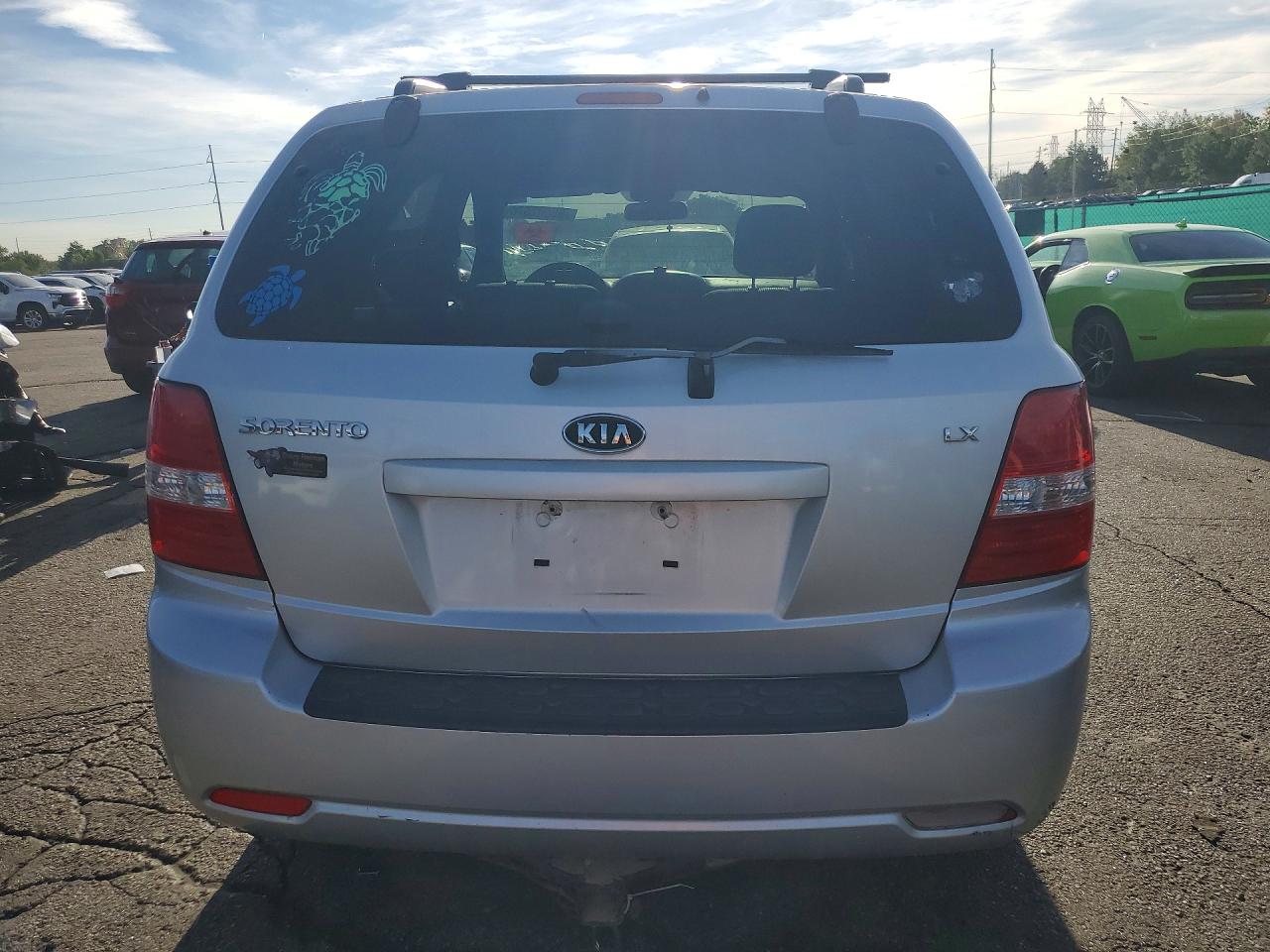 2009 Kia Sorento Lx Silver vin: KNDJC735395872913