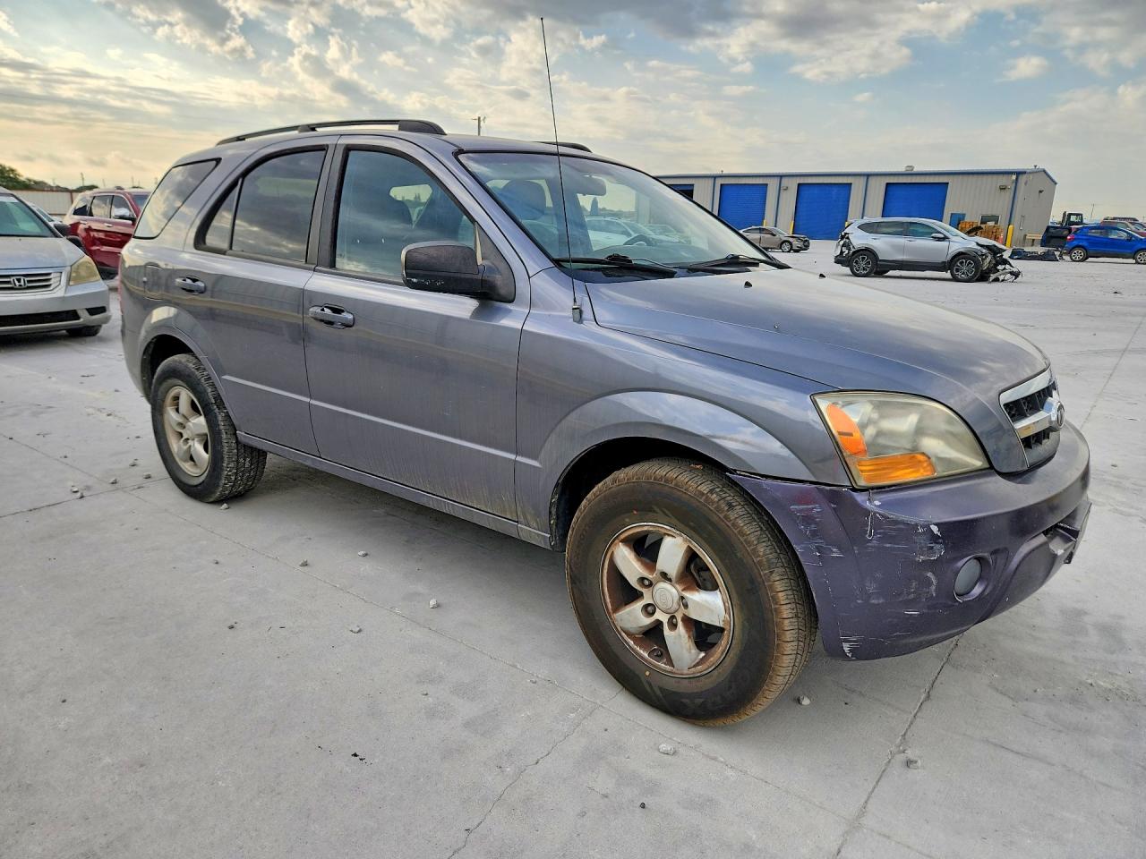 2009 Kia Sorento Lx Silver vin: KNDJC735395878632