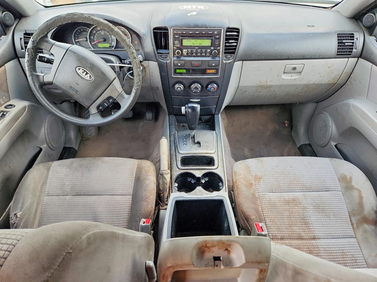 2009 Kia Sorento Lx Silver vin: KNDJC735395878632