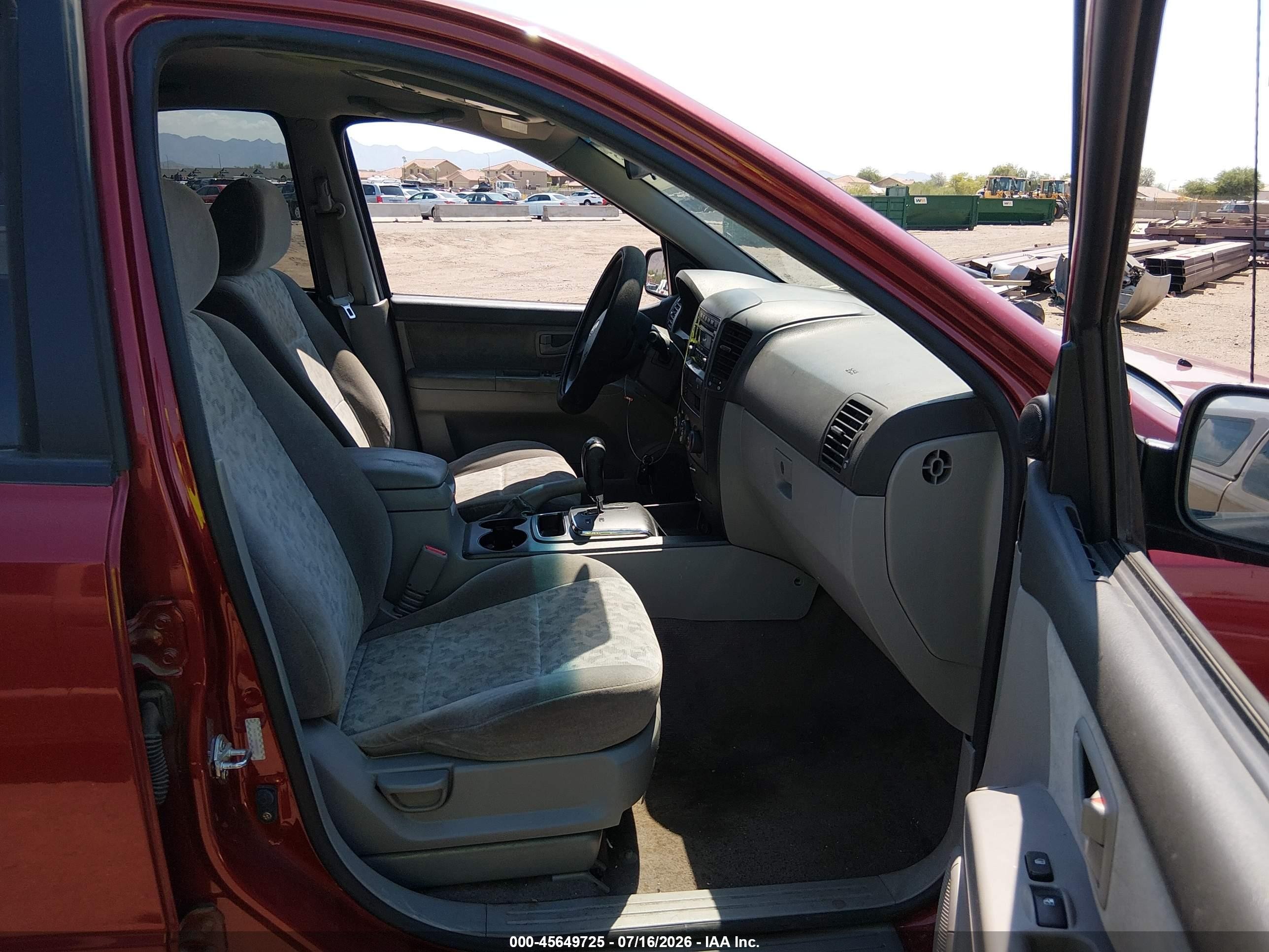 2008 Kia Sorento Lx Красный vin: KNDJC735485854161