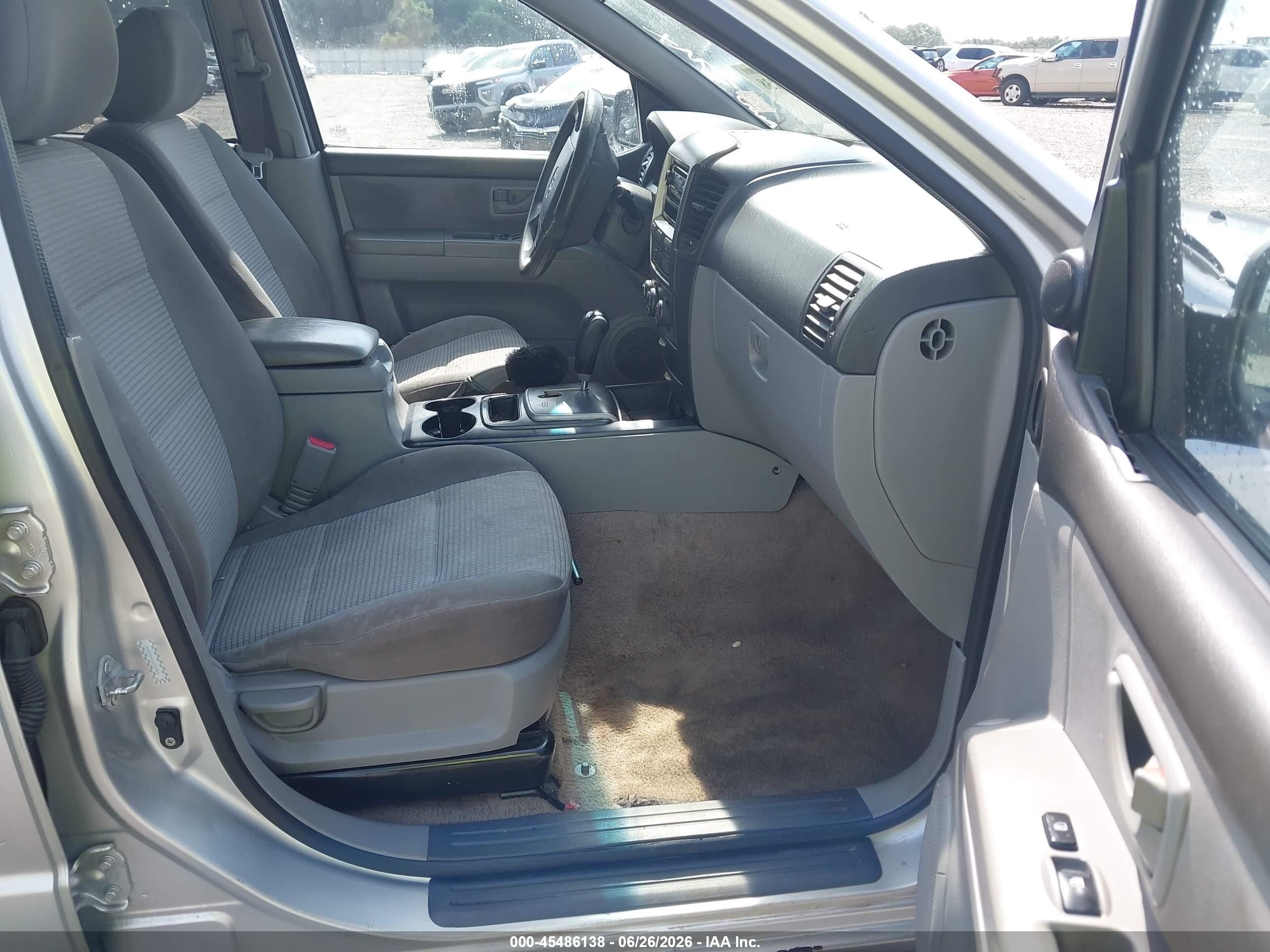 2009 Kia Sorento Lx Silver vin: KNDJC735595873545