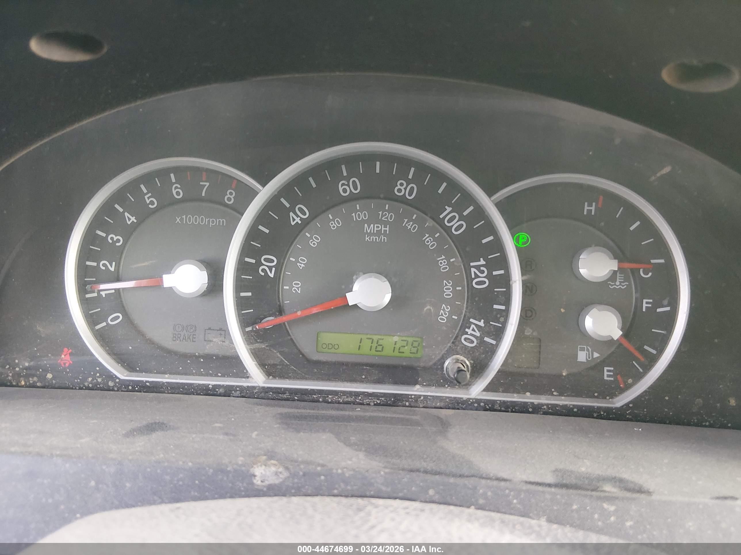 2008 Kia Sorento Lx Black vin: KNDJC735685798465