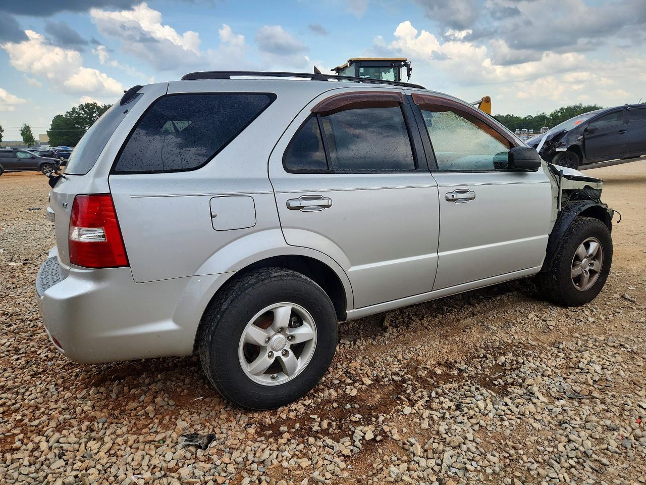 2008 Kia Sorento Lx Silver vin: KNDJC735685810307