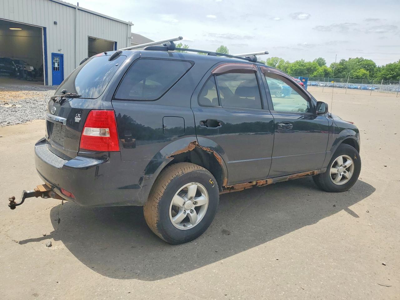 2008 Kia Sorento Lx Black vin: KNDJC735685842819