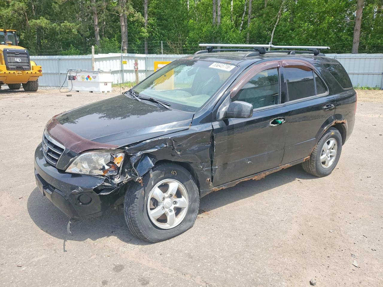 2008 Kia Sorento Lx Black vin: KNDJC735685842819