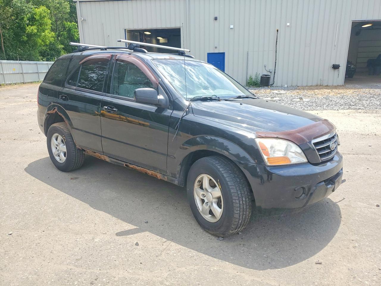 2008 Kia Sorento Lx Black vin: KNDJC735685842819