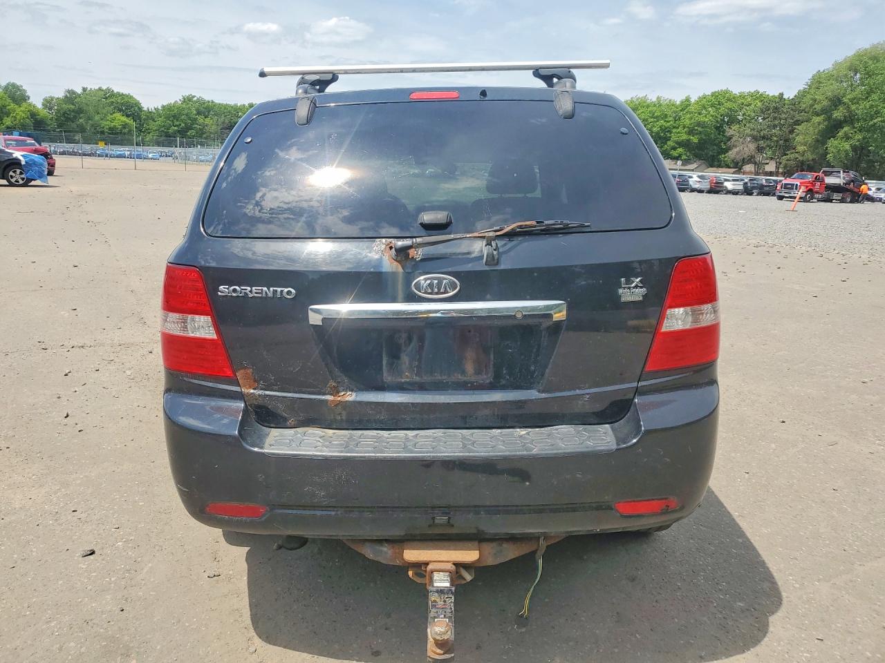 2008 Kia Sorento Lx Black vin: KNDJC735685842819