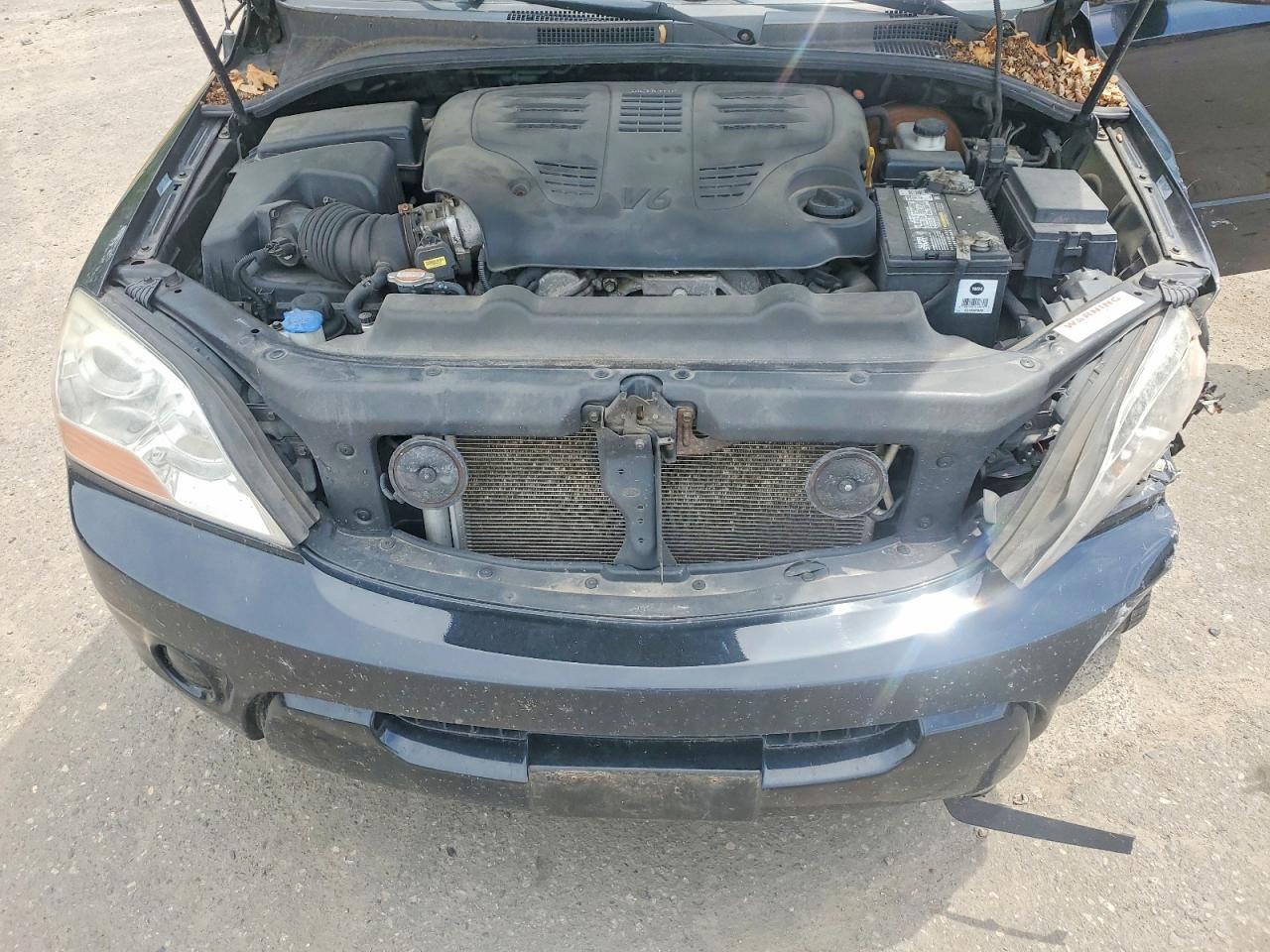 2008 Kia Sorento Lx Black vin: KNDJC735685842819