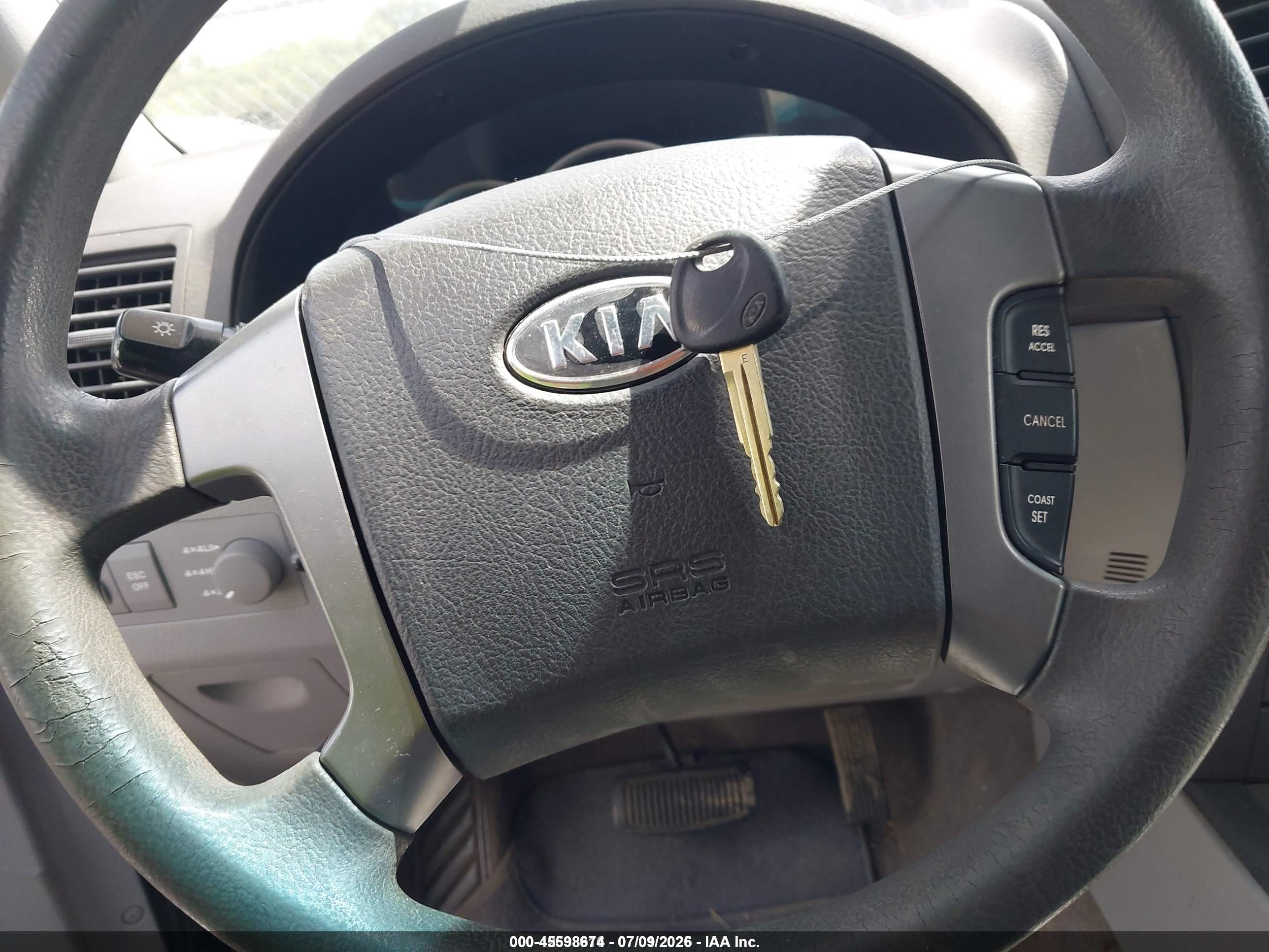 2008 Kia Sorento Lx Черный vin: KNDJC735785765135