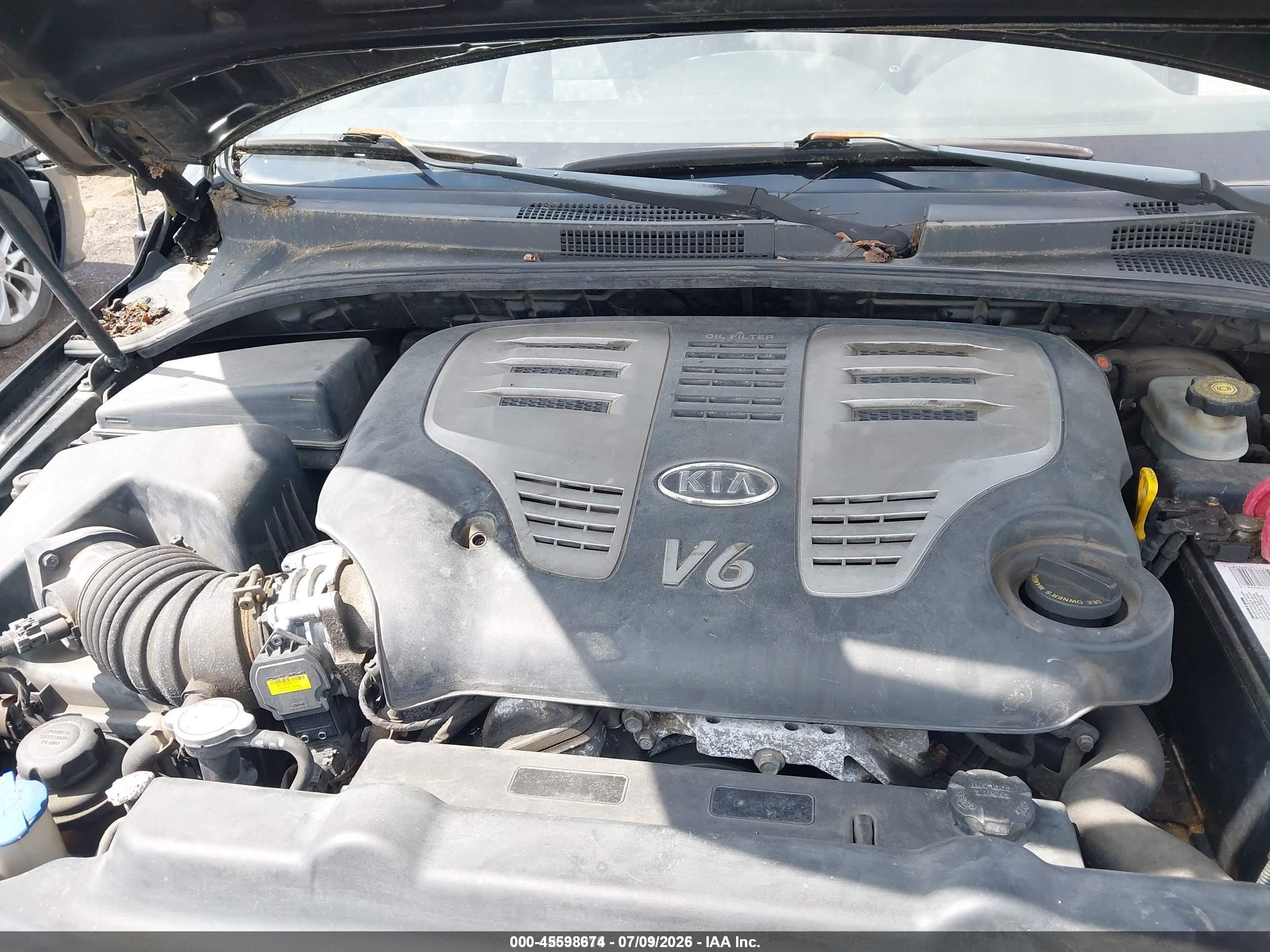 2008 Kia Sorento Lx Черный vin: KNDJC735785765135