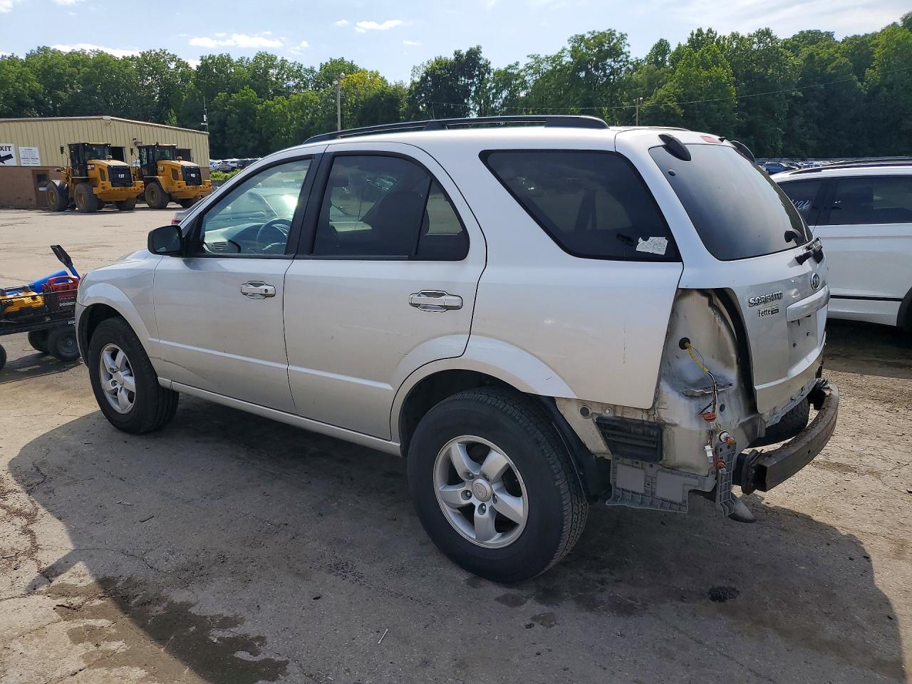 2009 Kia Sorento Lx Silver vin: KNDJC735795872834