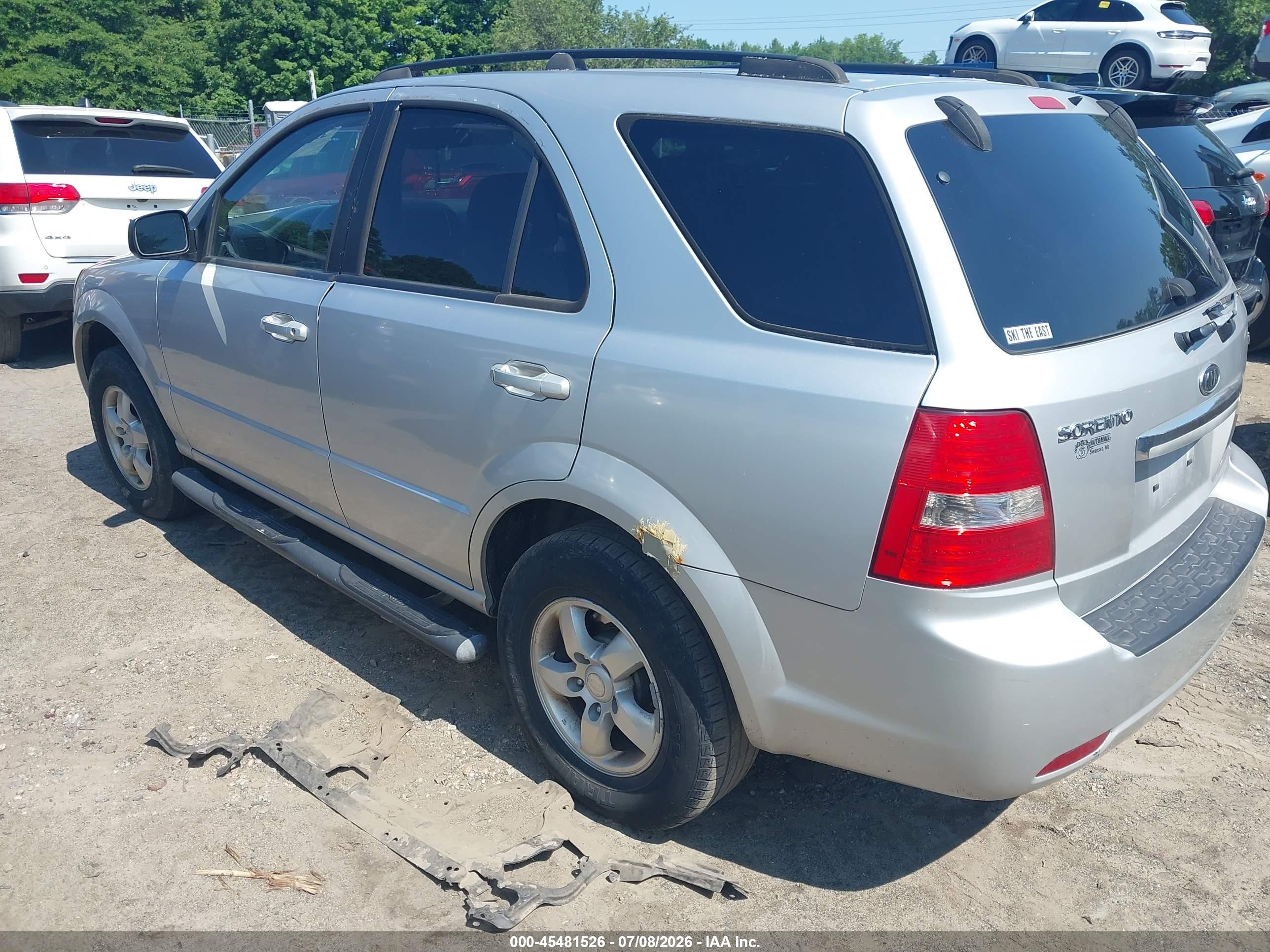 2008 Kia Sorento Lx Серебряный vin: KNDJC735885811197