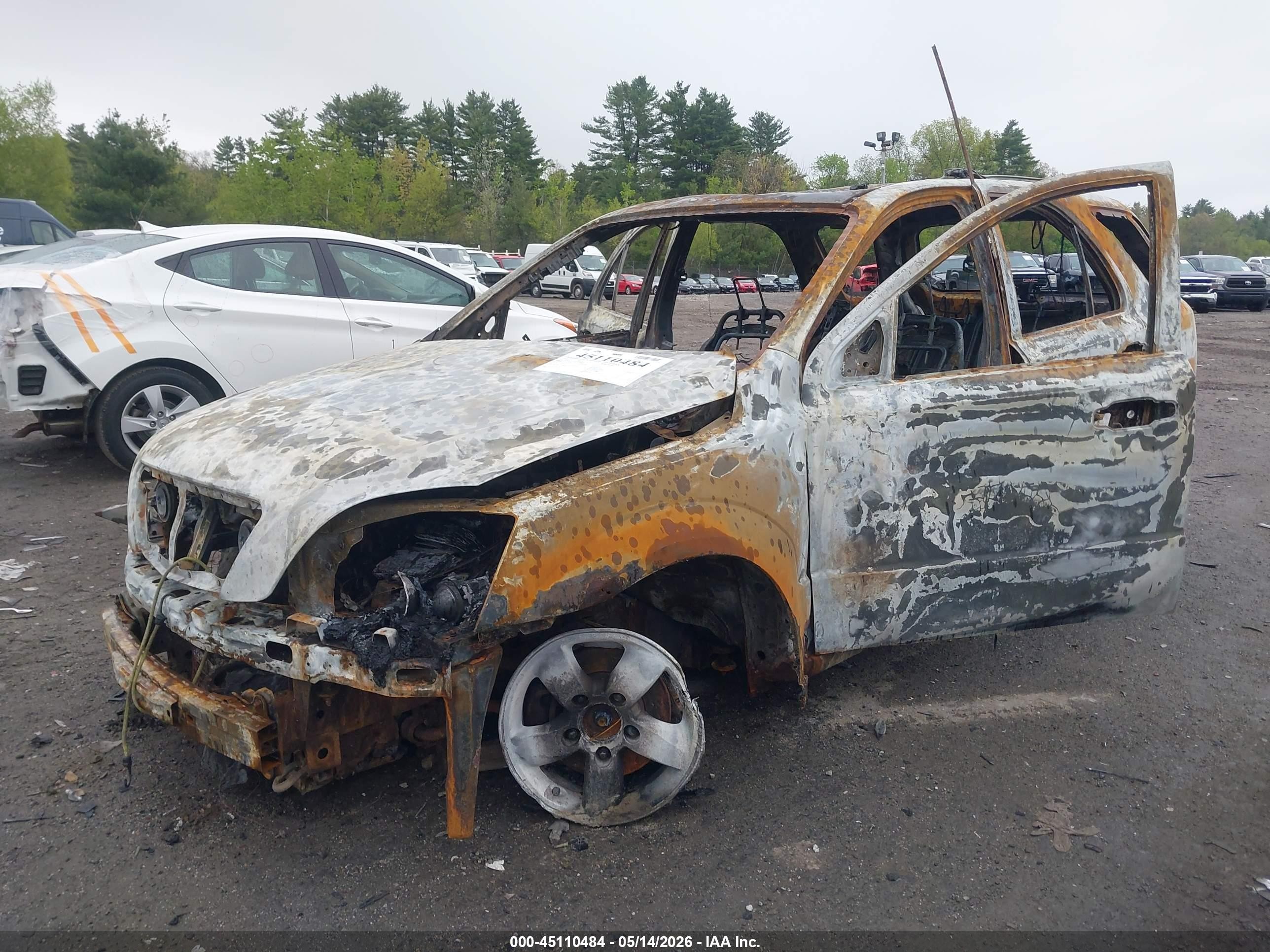 2008 Kia Sorento Lx Белый vin: KNDJC735885846046