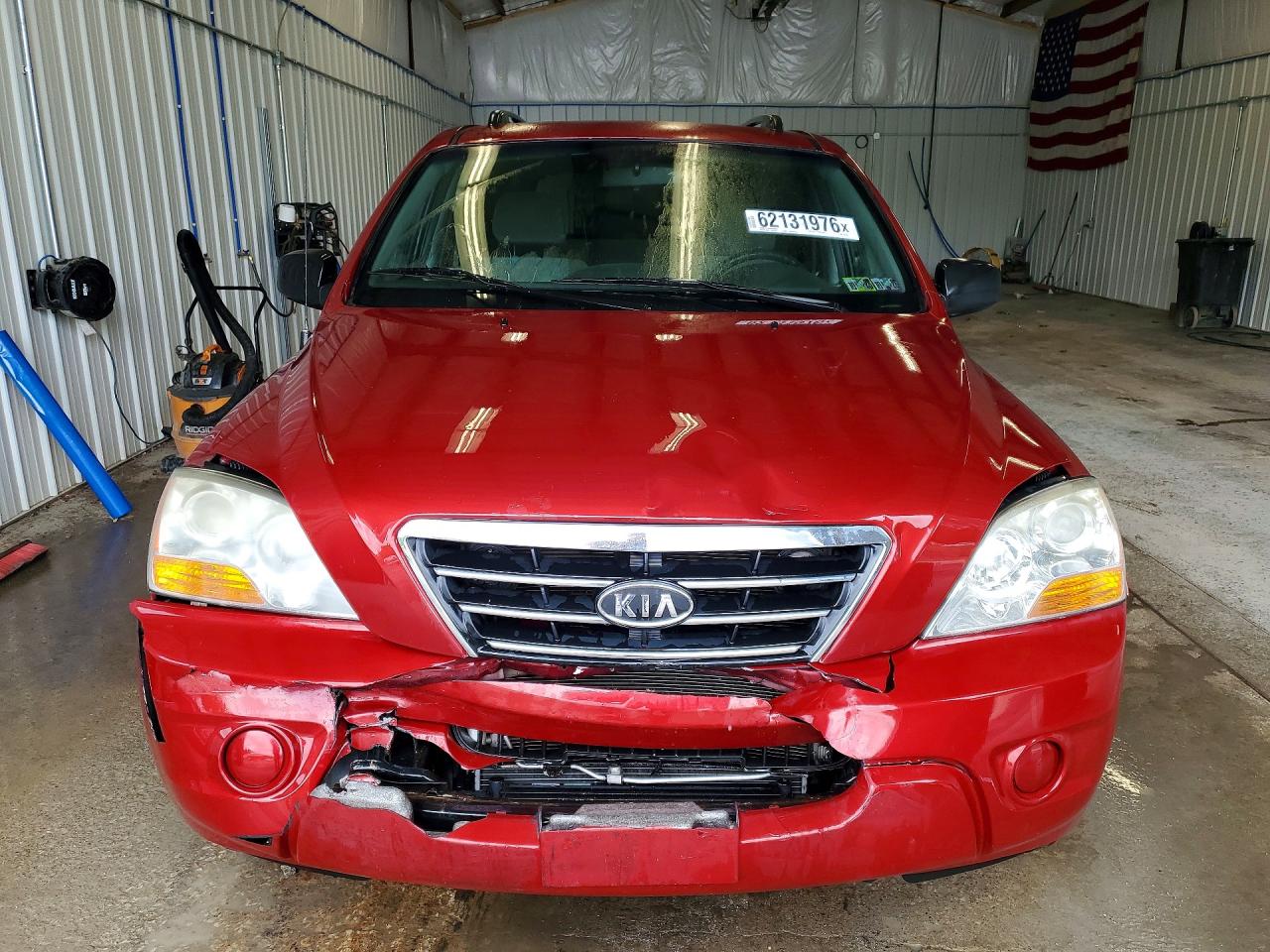 2008 Kia Sorento Lx Темно-бордовый vin: KNDJC735X85791793