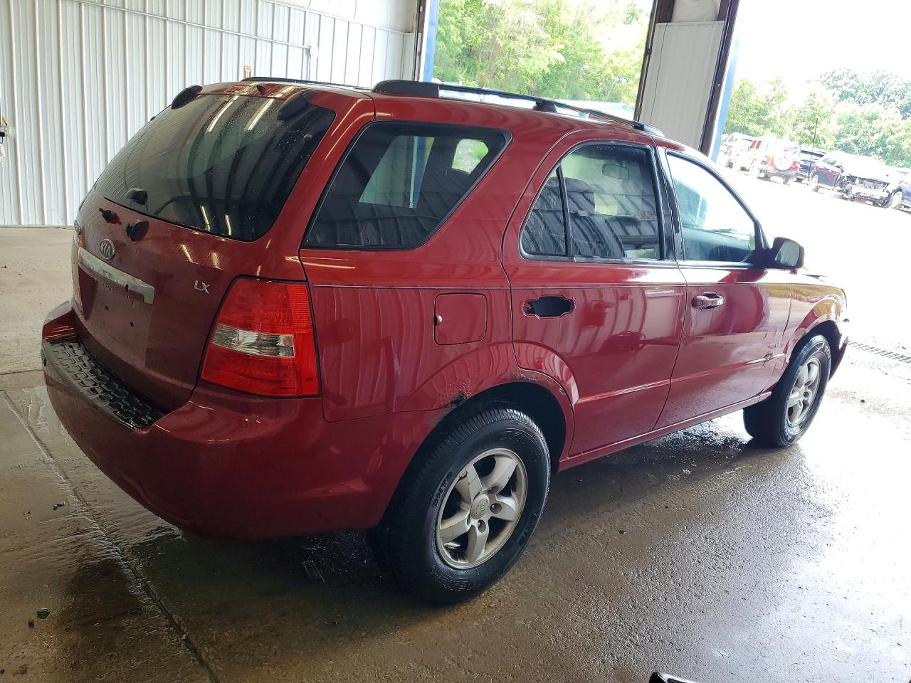 2008 Kia Sorento Lx Темно-бордовый vin: KNDJC735X85791793