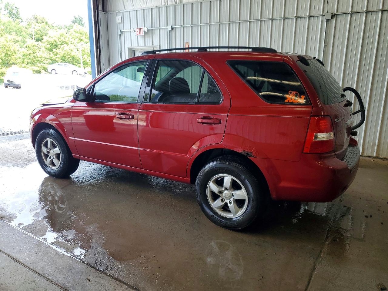 2008 Kia Sorento Lx Темно-бордовый vin: KNDJC735X85791793