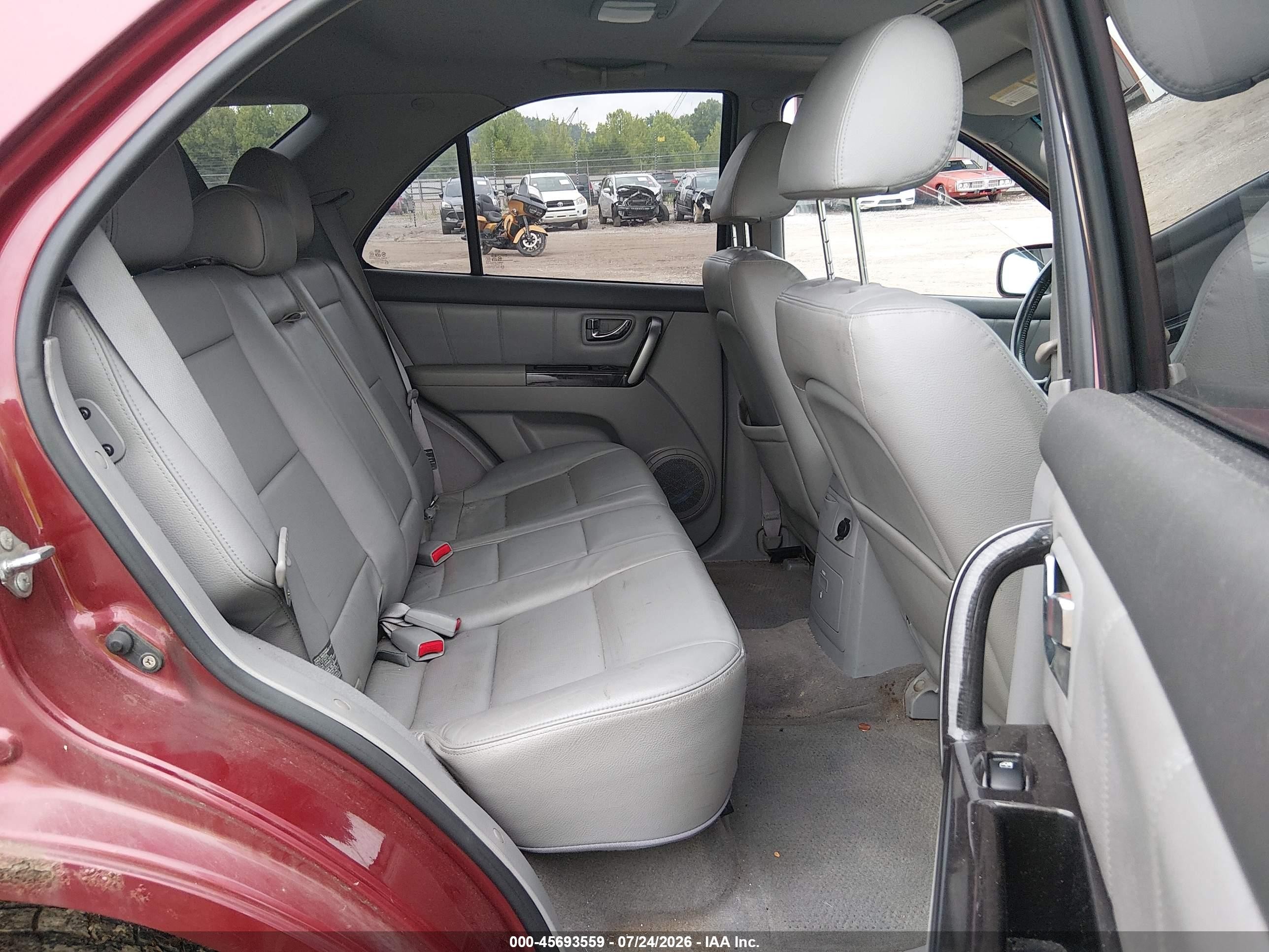 2007 Kia Sorento Ex Red vin: KNDJC736175754915