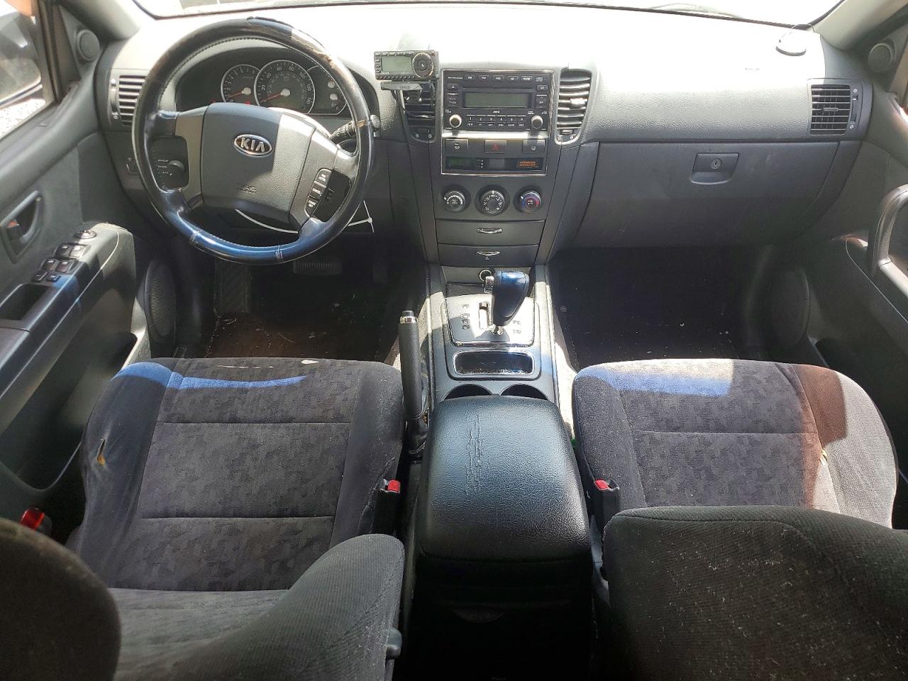 2007 Kia Sorento Lx Black vin: KNDJC736275708493