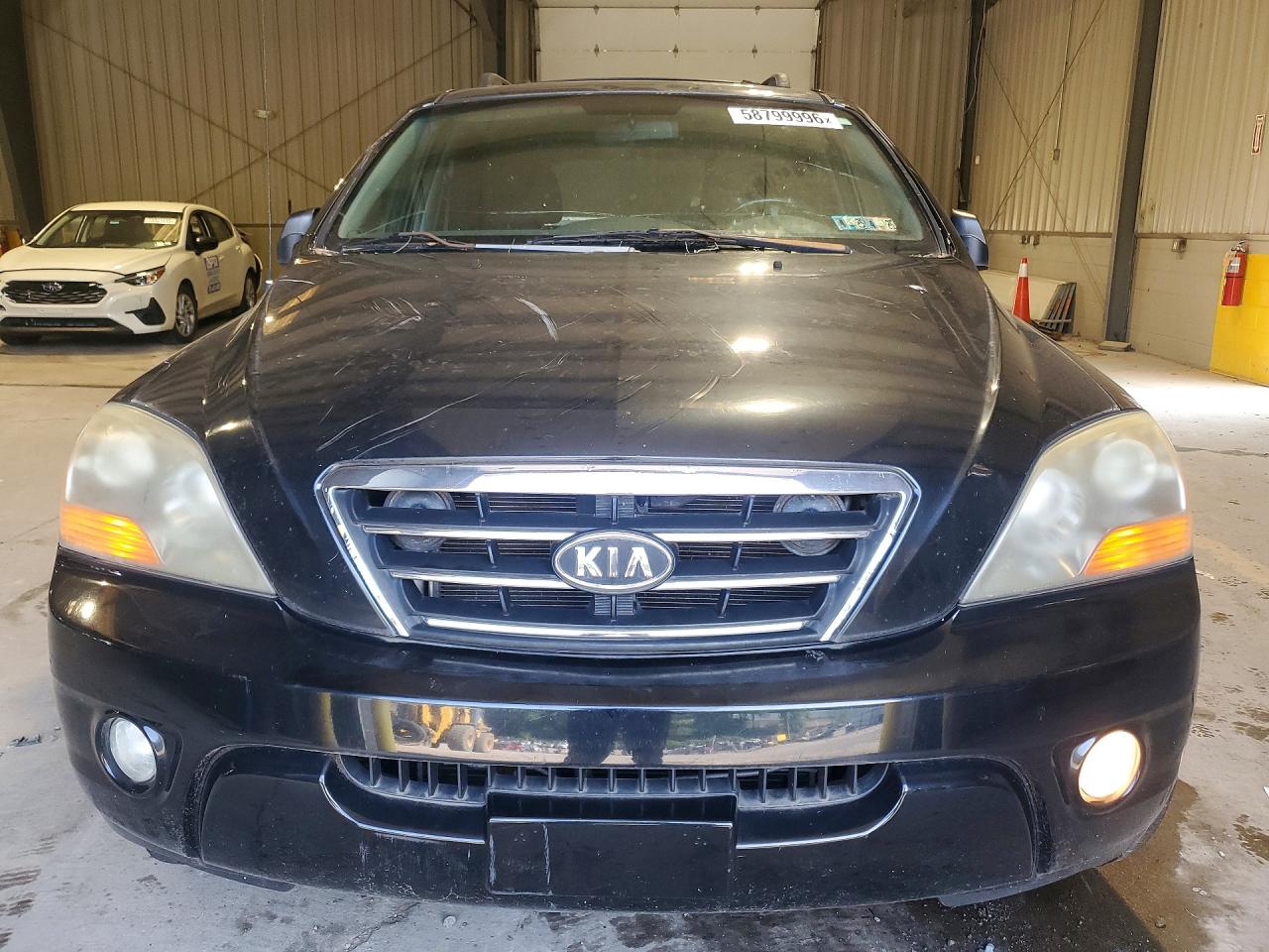 2007 Kia Sorento Lx Black vin: KNDJC736275708493