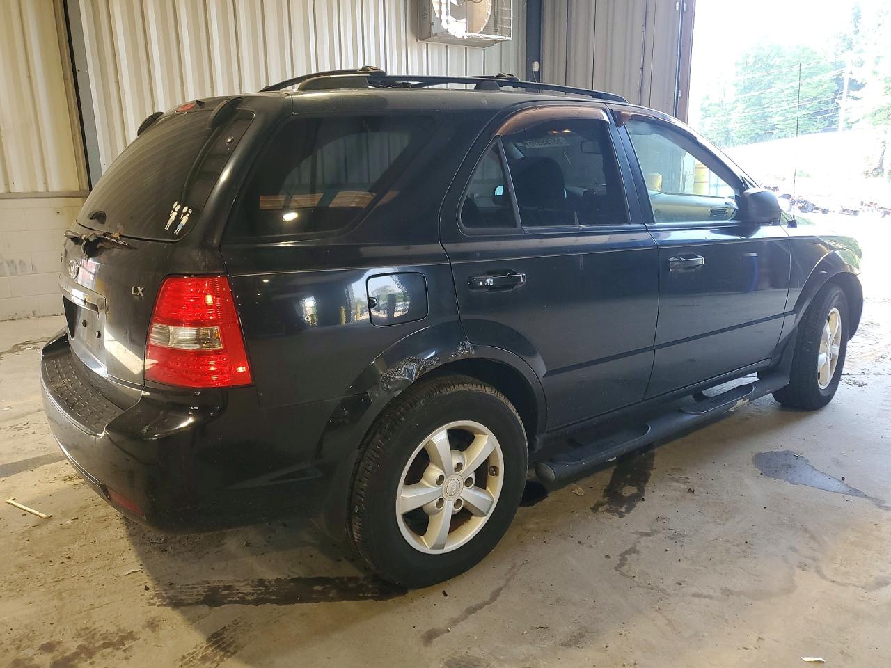 2007 Kia Sorento Lx Black vin: KNDJC736275708493