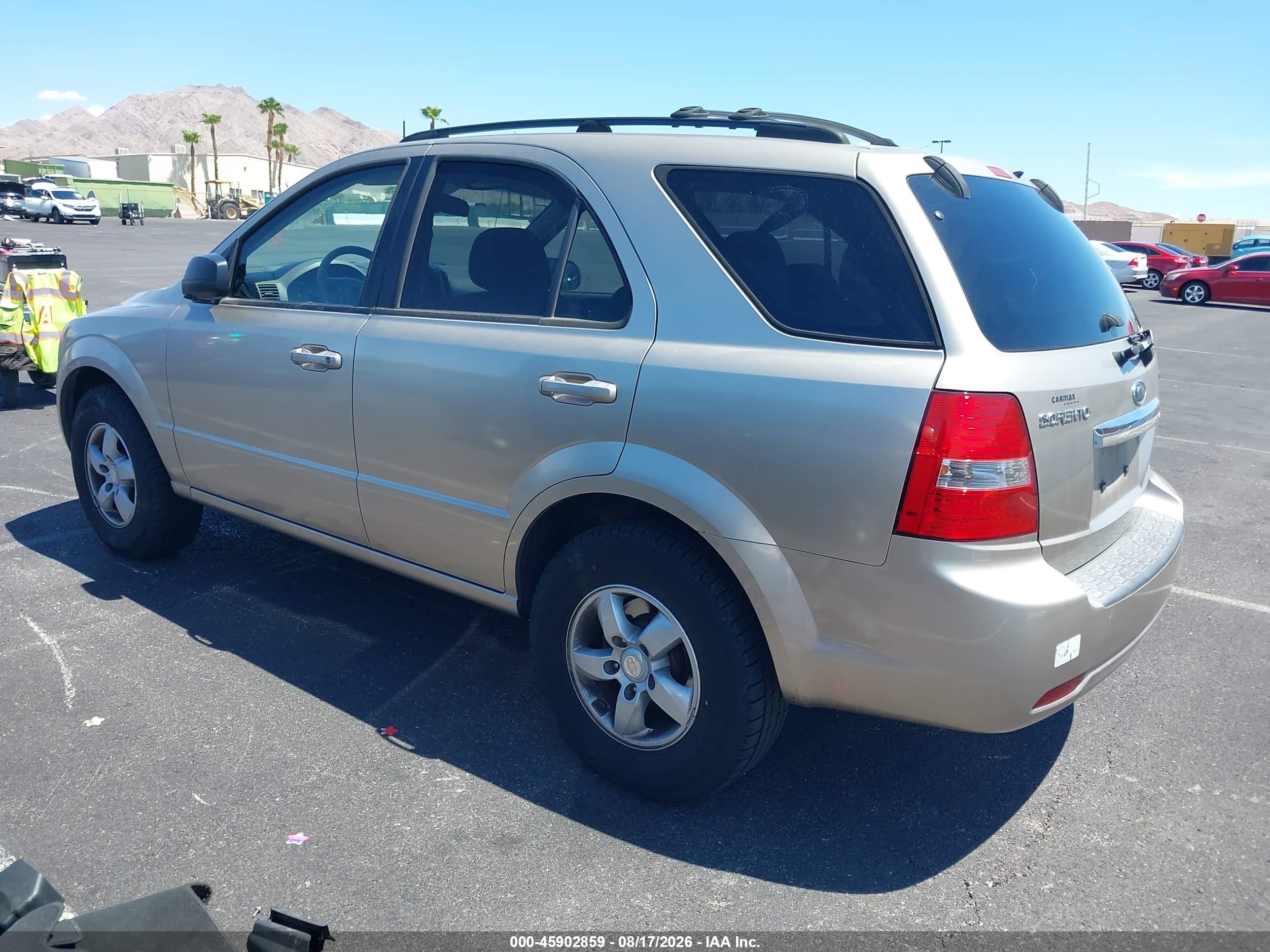 2007 Kia Sorento Lx Gold vin: KNDJC736375695009