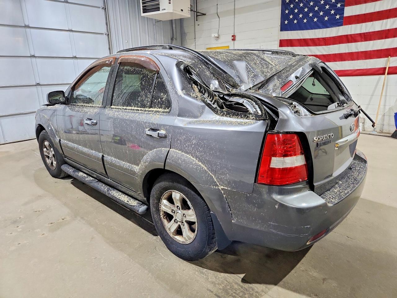 2008 Kia Sorento Ex Gray vin: KNDJC736385763178