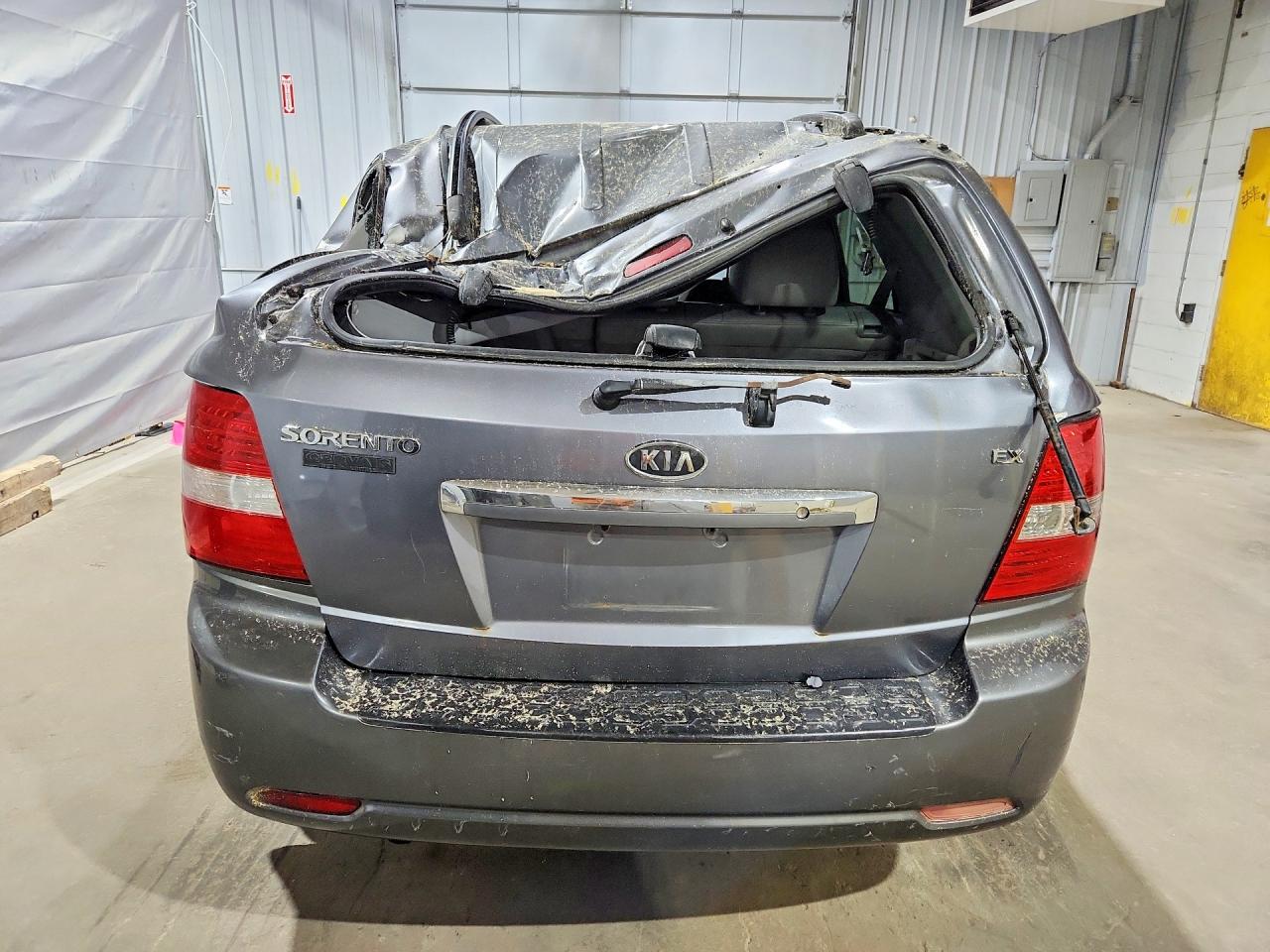 2008 Kia Sorento Ex Gray vin: KNDJC736385763178