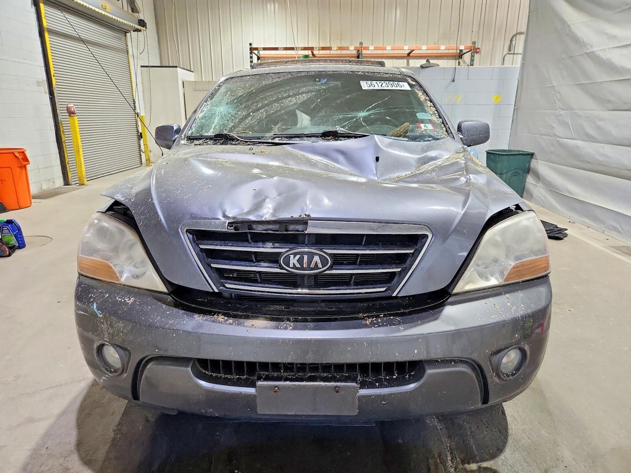 2008 Kia Sorento Ex Gray vin: KNDJC736385763178