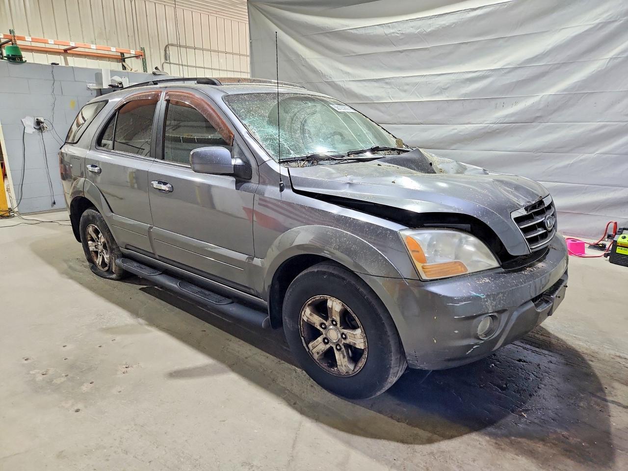 2008 Kia Sorento Ex Gray vin: KNDJC736385763178