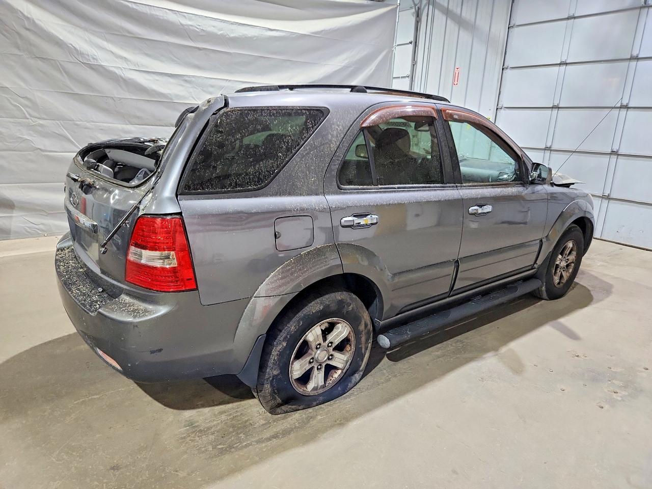 2008 Kia Sorento Ex Gray vin: KNDJC736385763178
