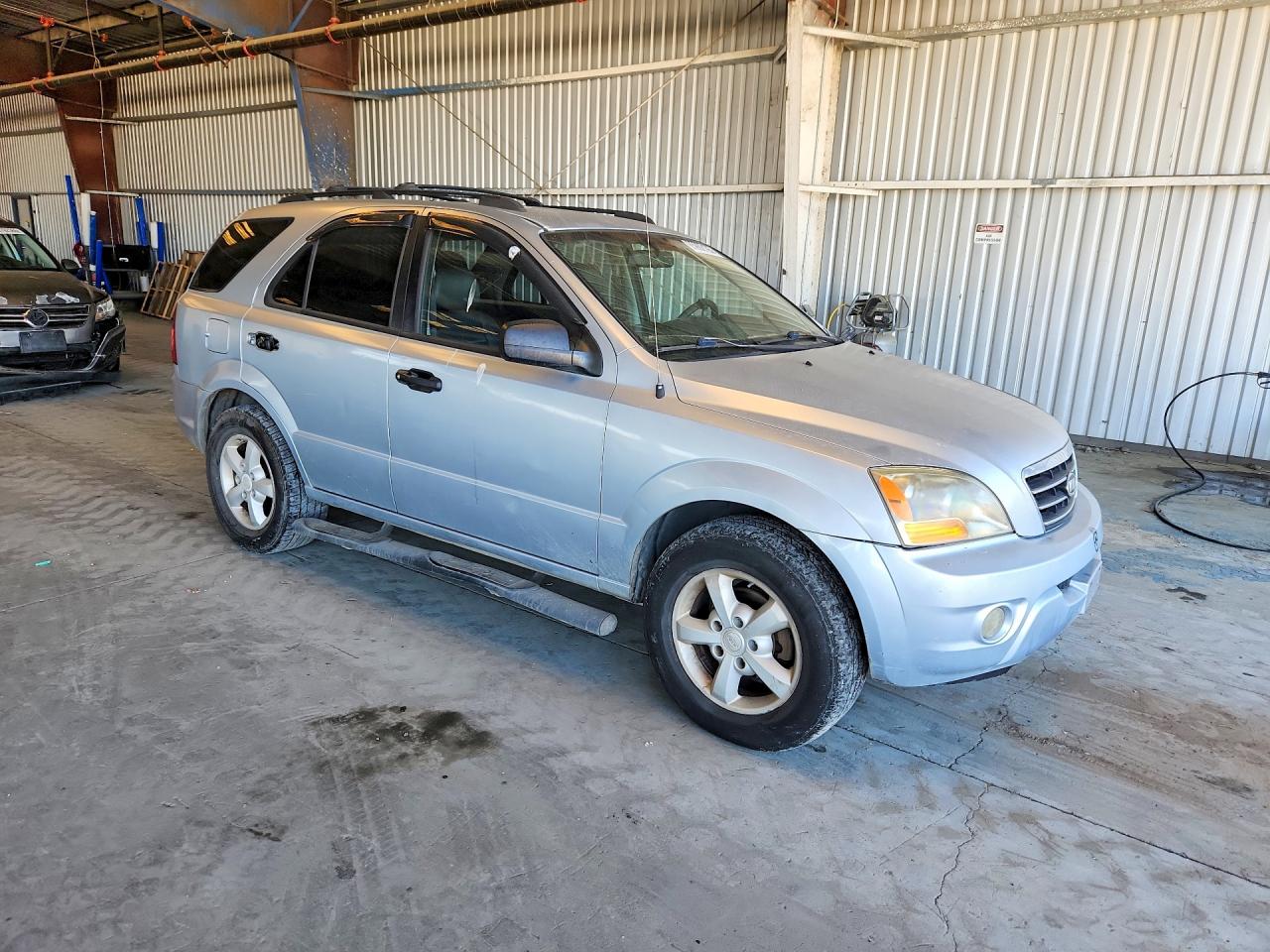 2007 Kia Sorento Lx Silver vin: KNDJC736475671530