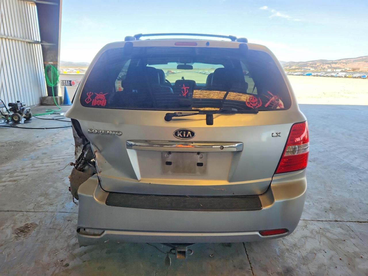 2007 Kia Sorento Lx Silver vin: KNDJC736475671530