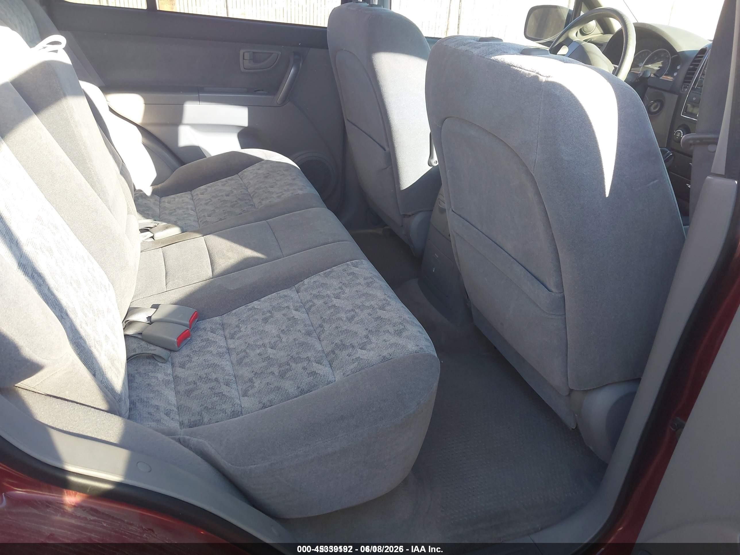 2007 Kia Sorento Lx Red vin: KNDJC736475692300