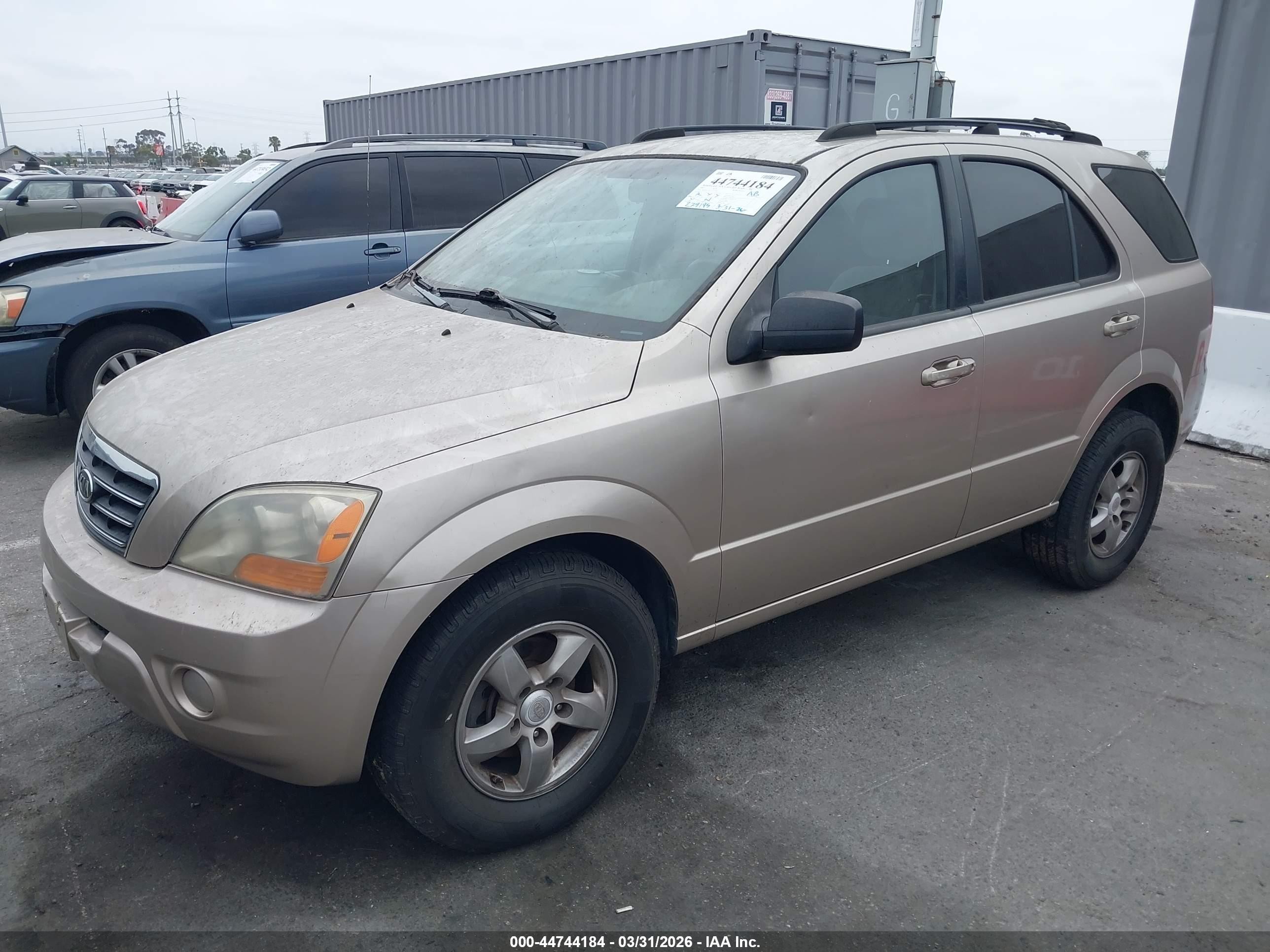 2007 Kia Sorento Lx Gold vin: KNDJC736575717768