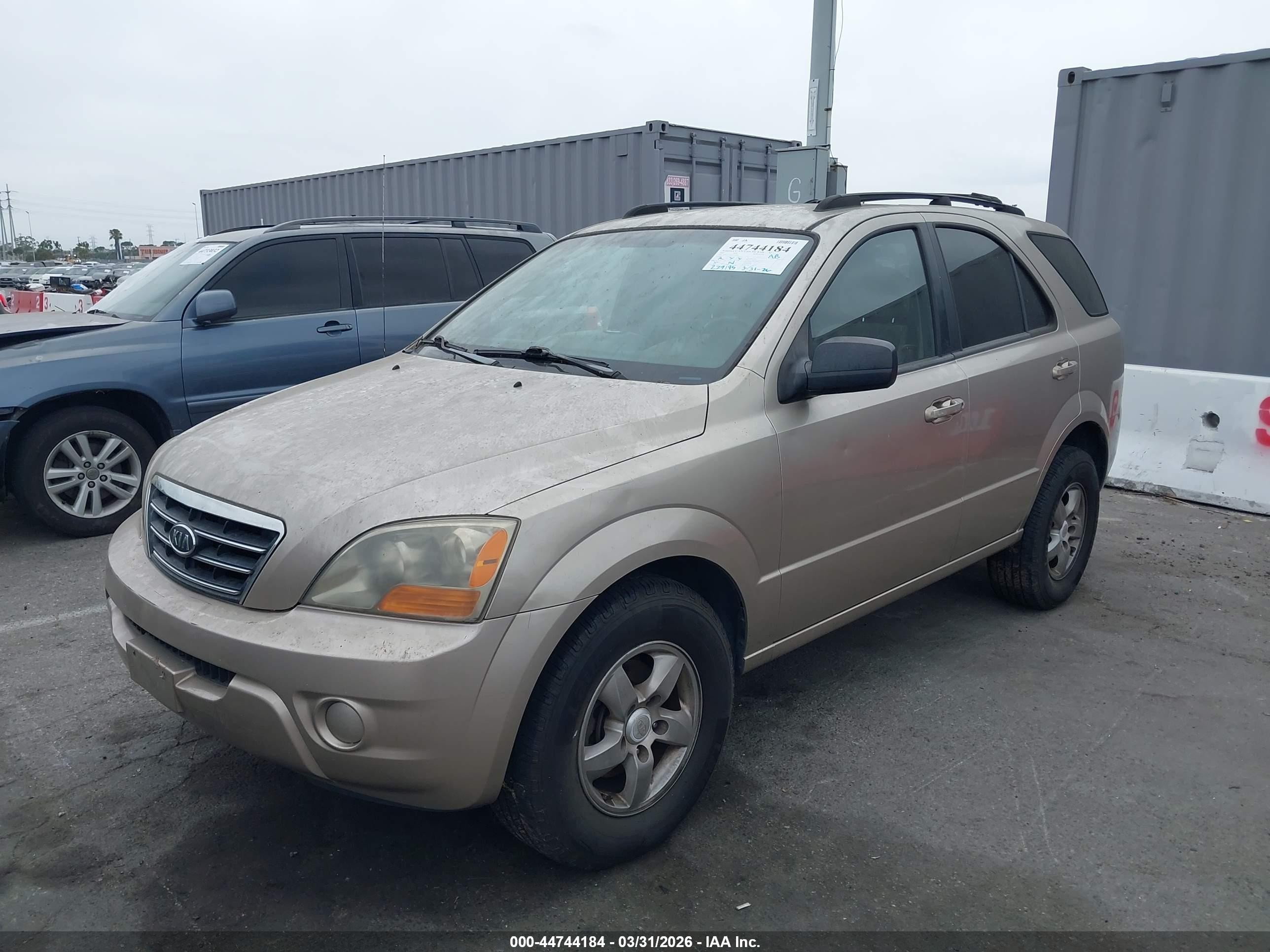 2007 Kia Sorento Lx Gold vin: KNDJC736575717768