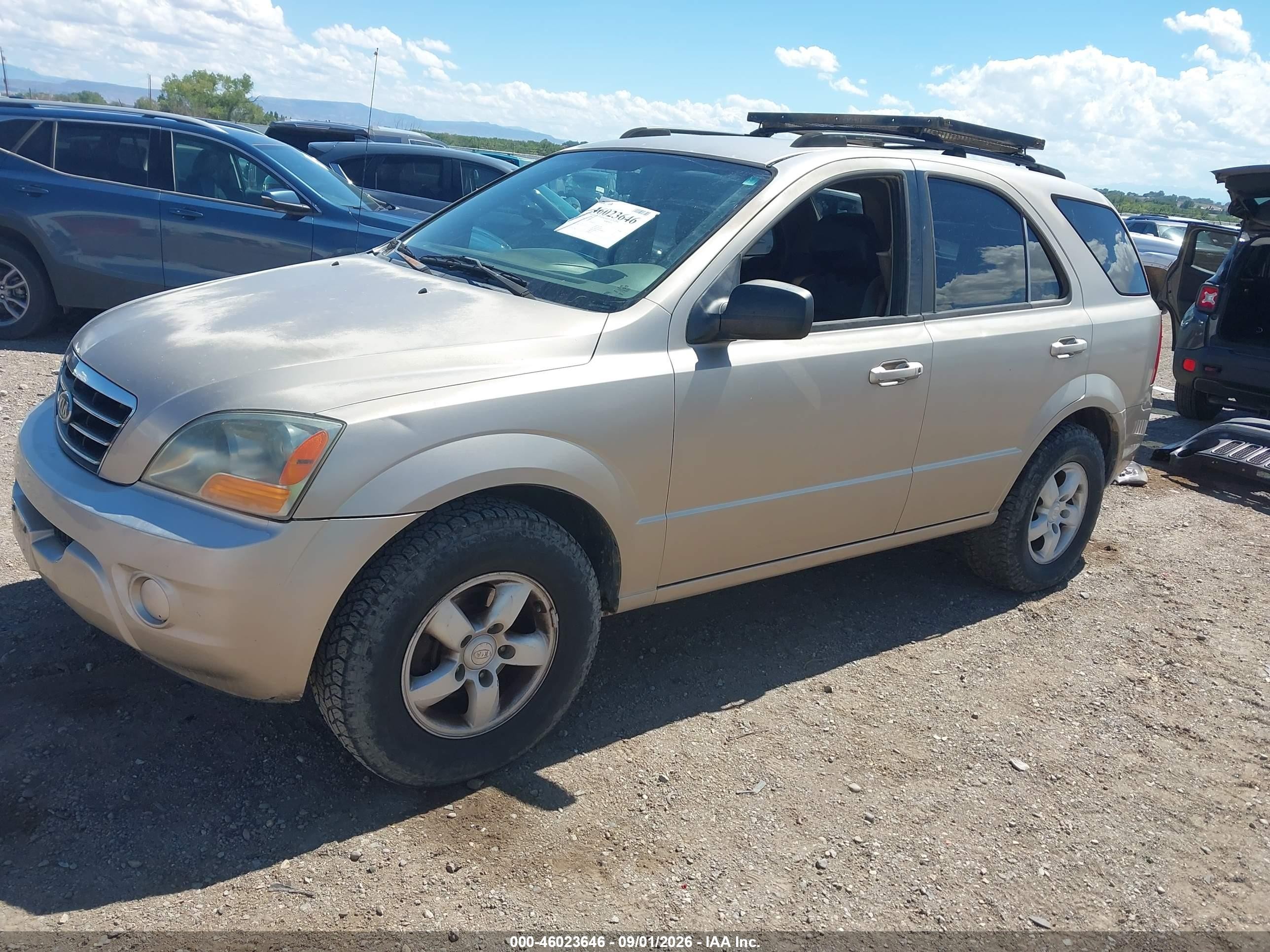 2007 Kia Sorento Lx Золотой vin: KNDJC736775670422