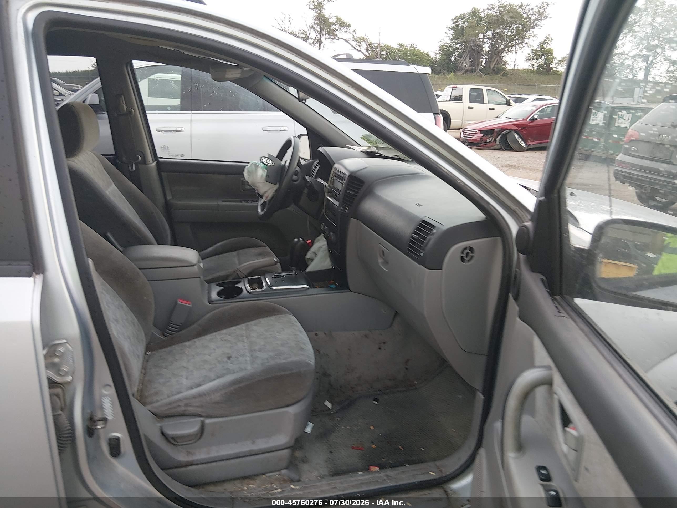 2007 Kia Sorento Lx Light Blue vin: KNDJC736875668632