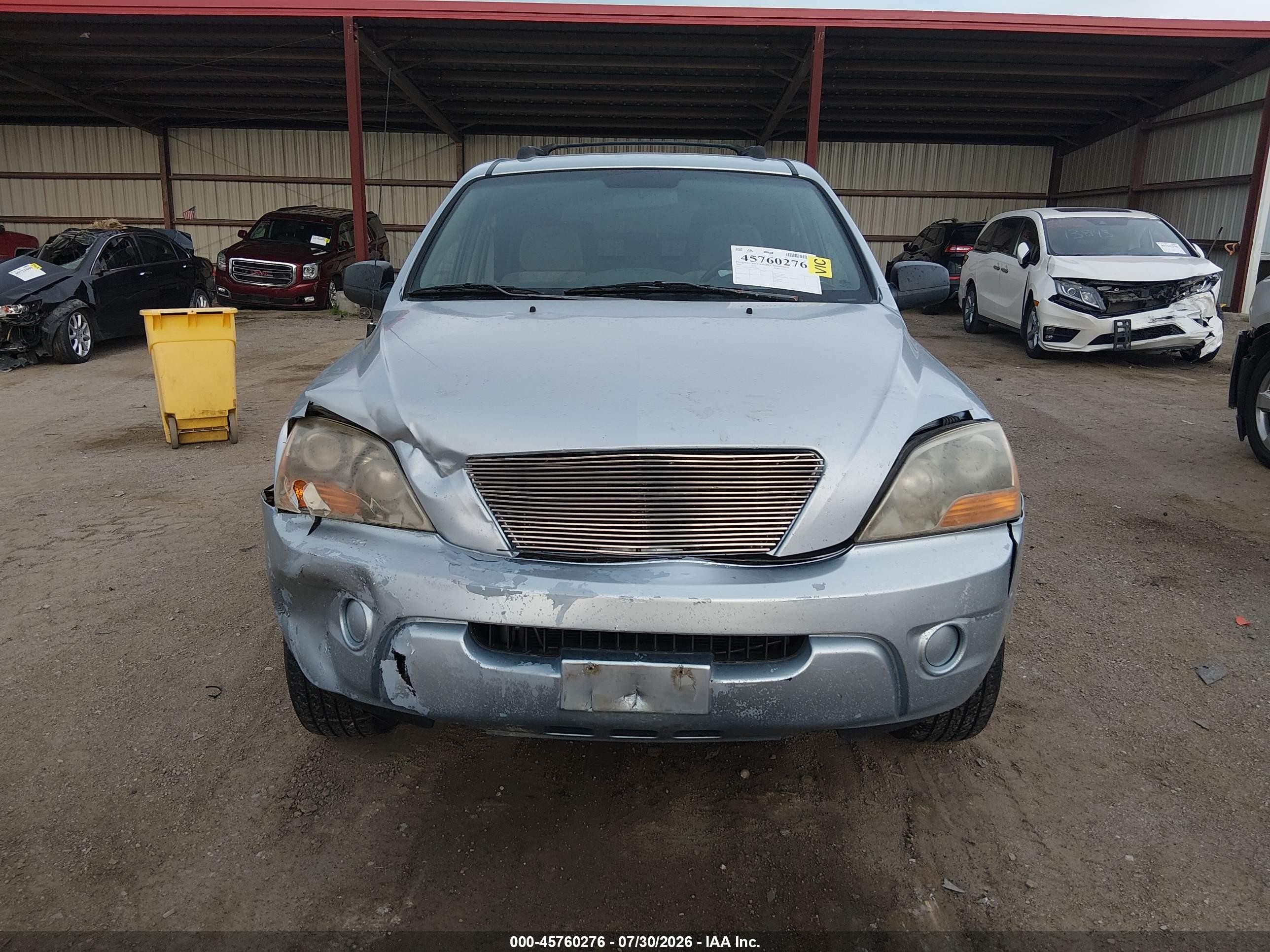 2007 Kia Sorento Lx Light Blue vin: KNDJC736875668632