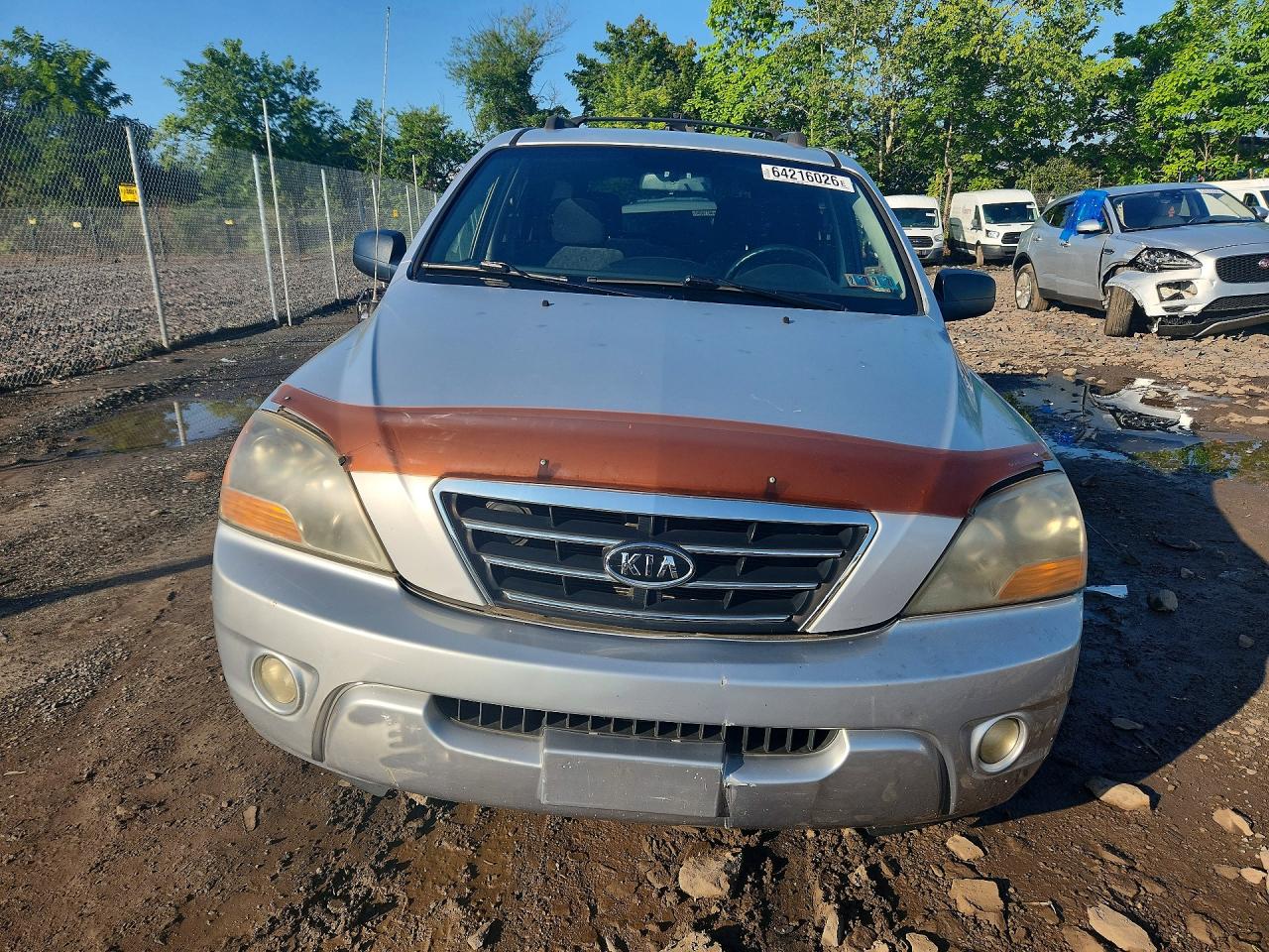 2007 Kia Sorento Lx Серебряный vin: KNDJC736875672261