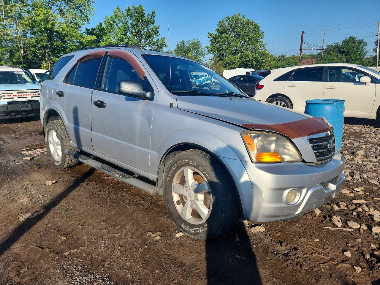 2007 Kia Sorento Lx Серебряный vin: KNDJC736875672261