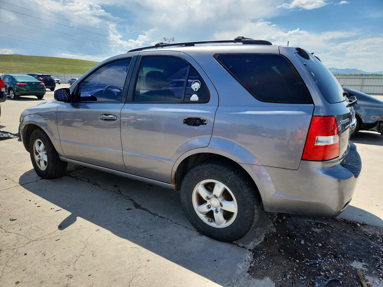 2007 Kia Sorento Lx Gray vin: KNDJC736975693197