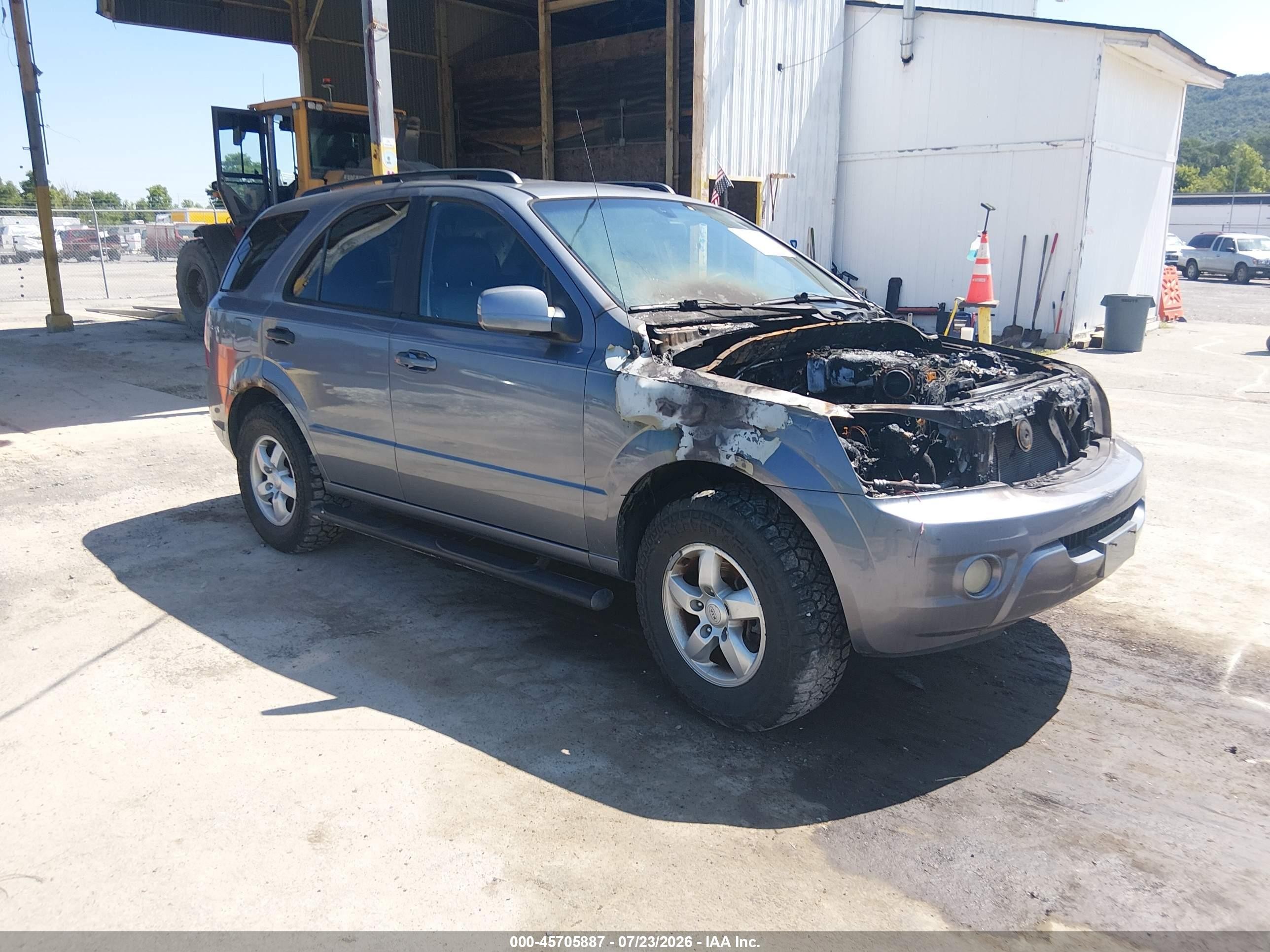 2009 Kia Sorento Ex Серый vin: KNDJC736995882774