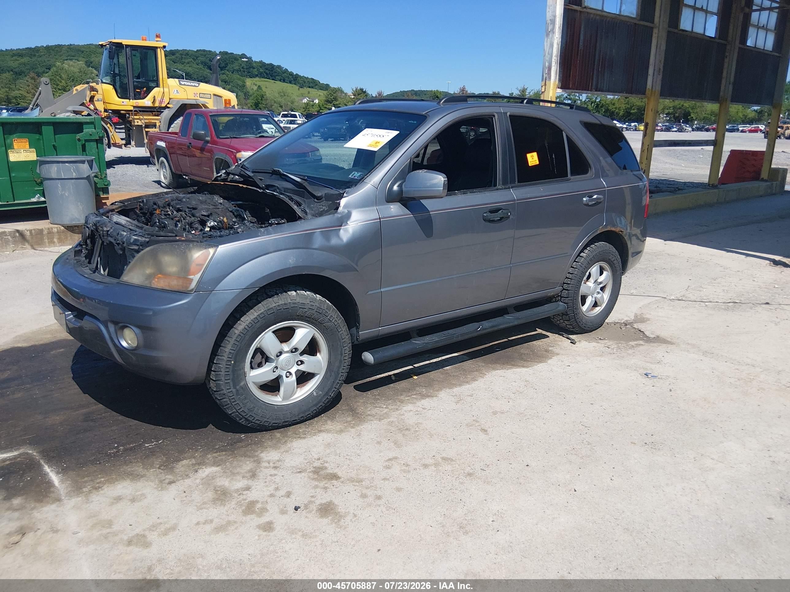 2009 Kia Sorento Ex Gray vin: KNDJC736995882774