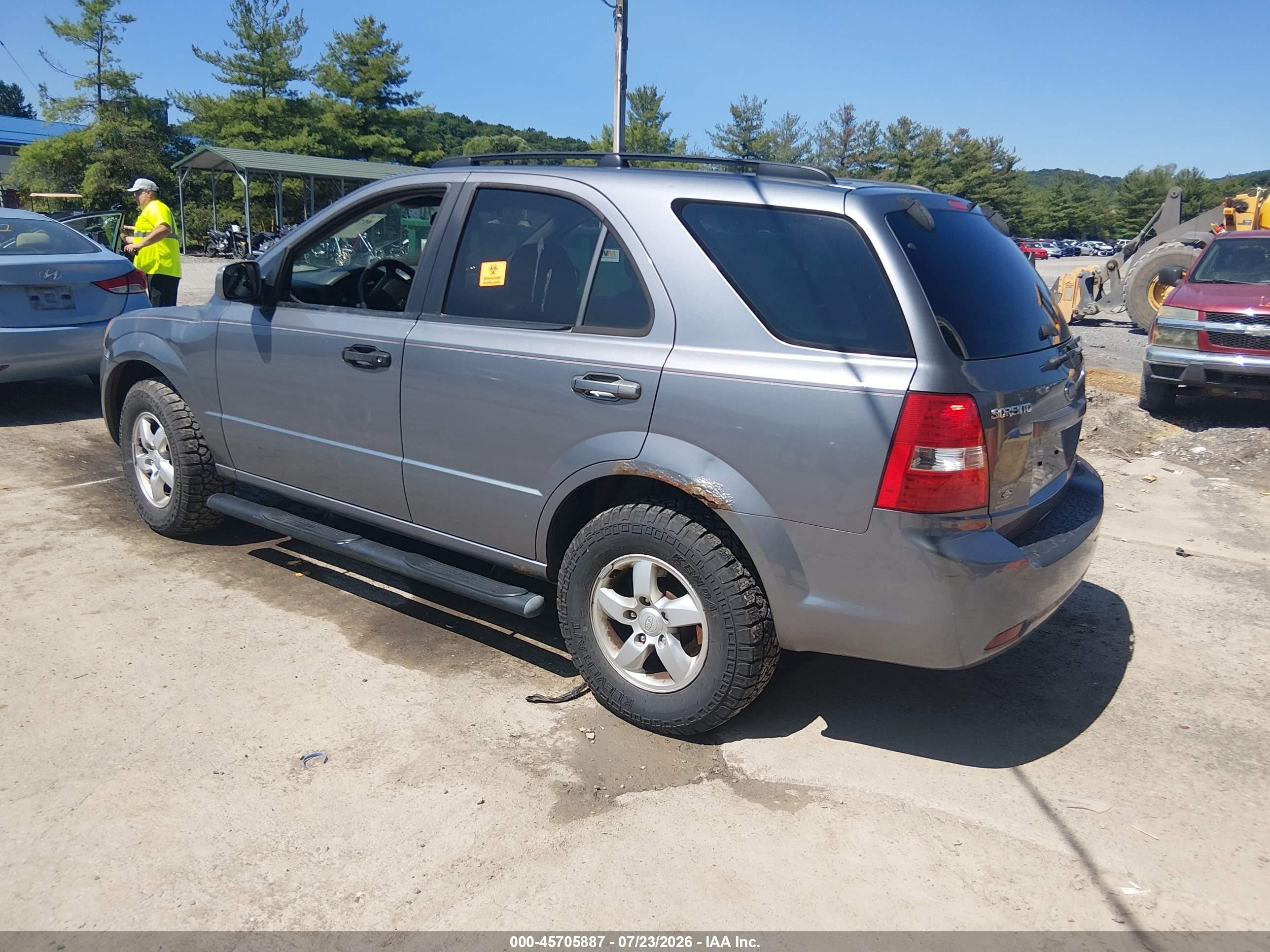 2009 Kia Sorento Ex Gray vin: KNDJC736995882774